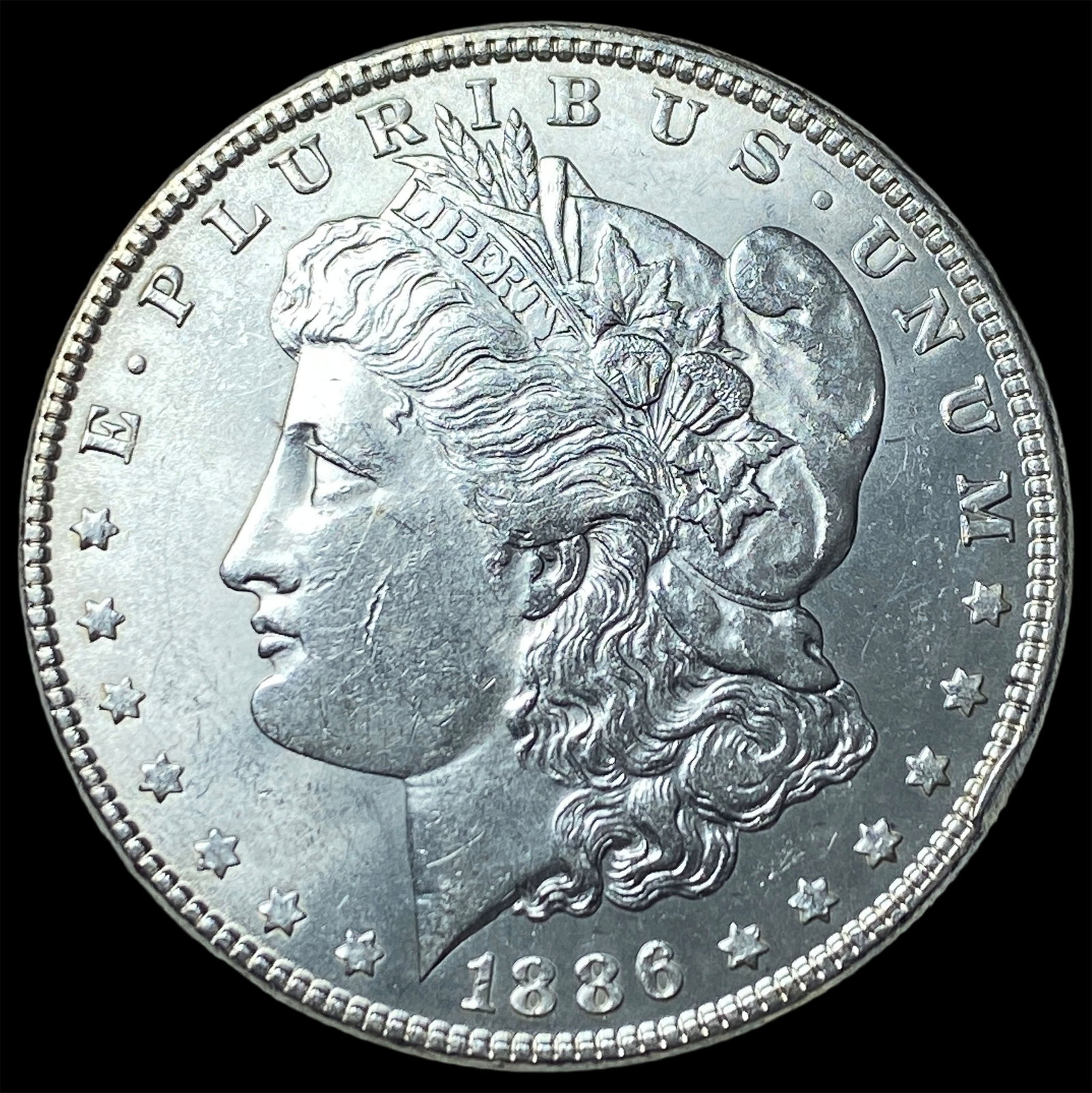 1886 Morgan Silver Dollar UNCIRCULATED: 1886 Morgan Silver Dollar UNCIRCULATED