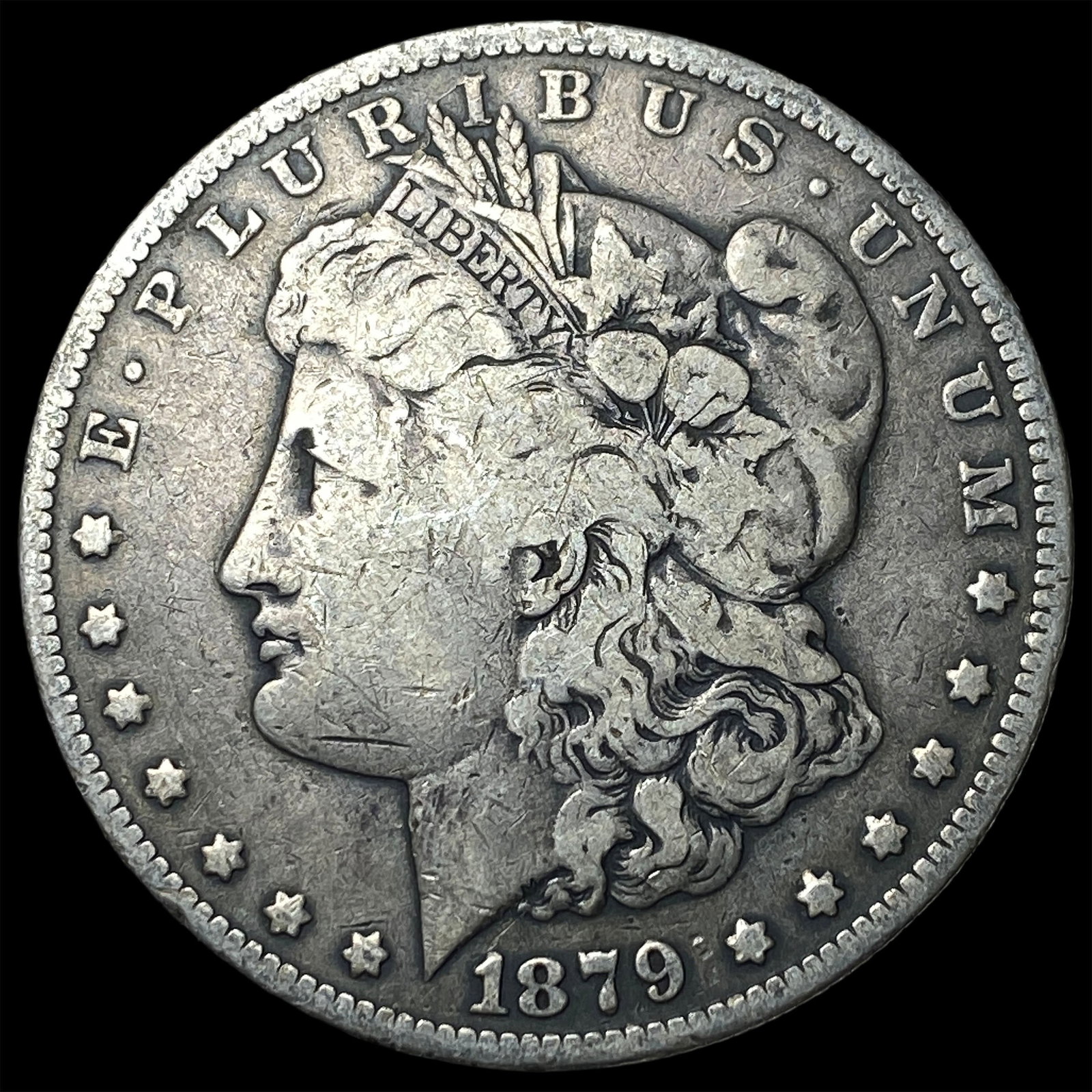 1879-S Silver Morgan Dollar LIGHTLY CIRCULATED: 1879-S Silver Morgan Dollar LIGHTLY CIRCULATED