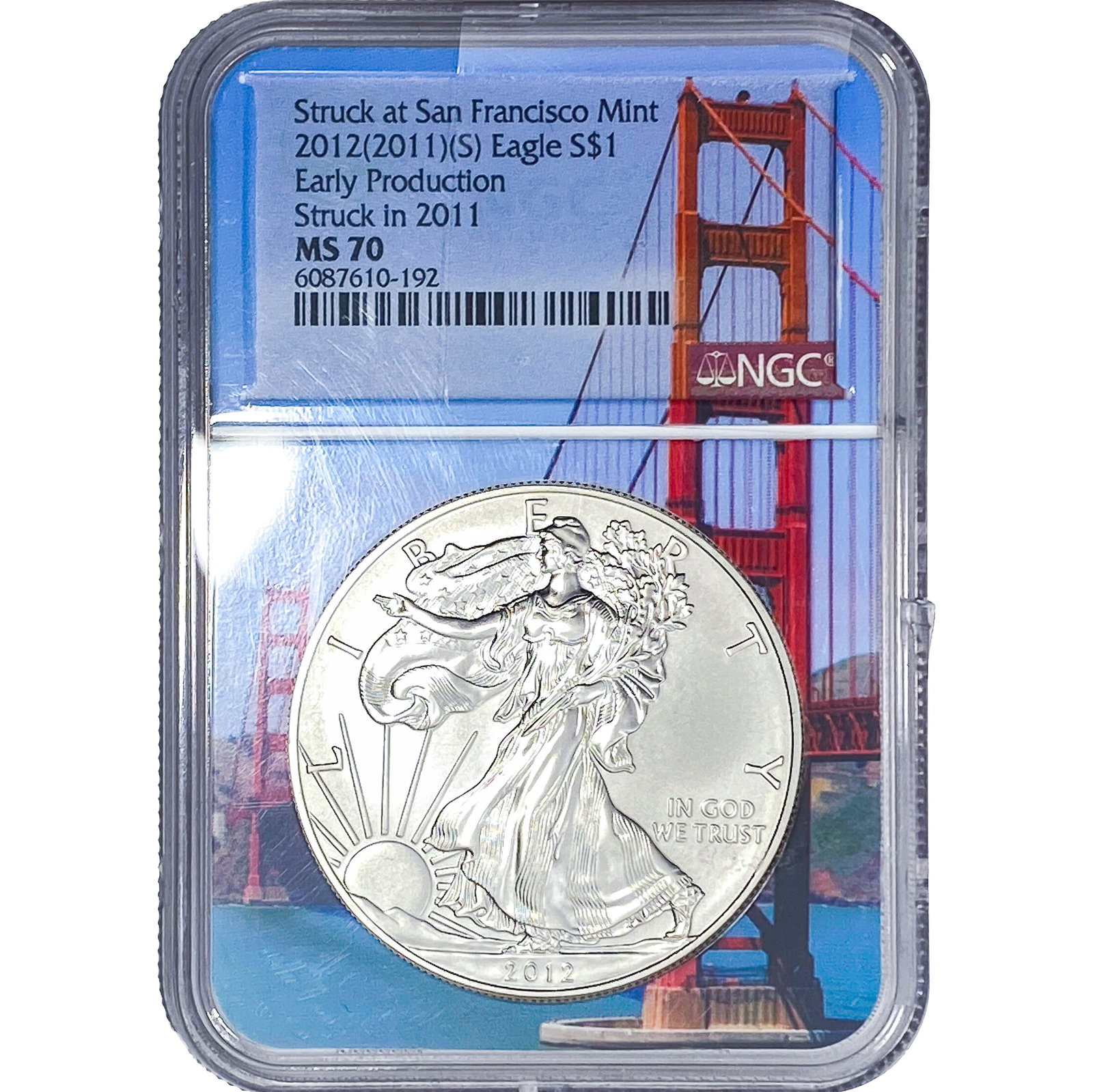 2012 NGC MS70 1 oz SE Early Production Struck 2011: 2012 NGC MS70 1 oz SE Early Production Struck 2011