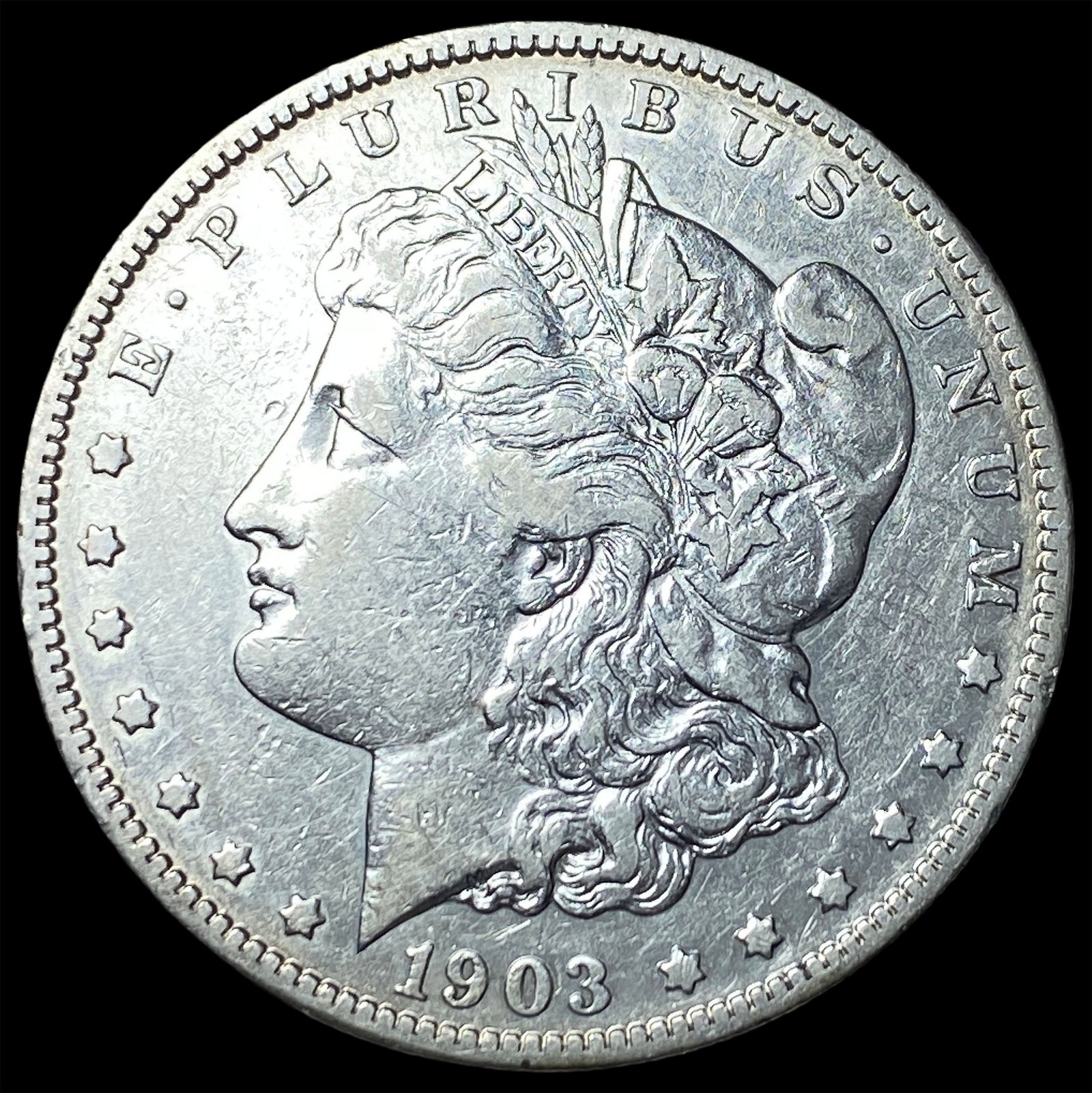 1903-S Silver Morgan Dollar NEARLY UNCIRCULATED: 1903-S Silver Morgan Dollar NEARLY UNCIRCULATED