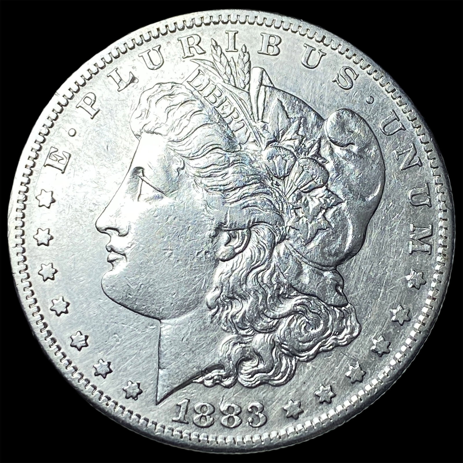 1883-S Silver Morgan Dollar CLOSELY UNCIRCULATED: 1883-S Silver Morgan Dollar CLOSELY UNCIRCULATED