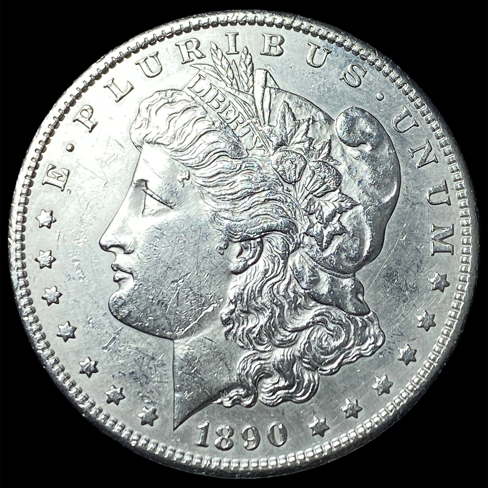 1890 Morgan Silver Dollar CLOSELY UNCIRCULATED: 1890 Morgan Silver Dollar CLOSELY UNCIRCULATED