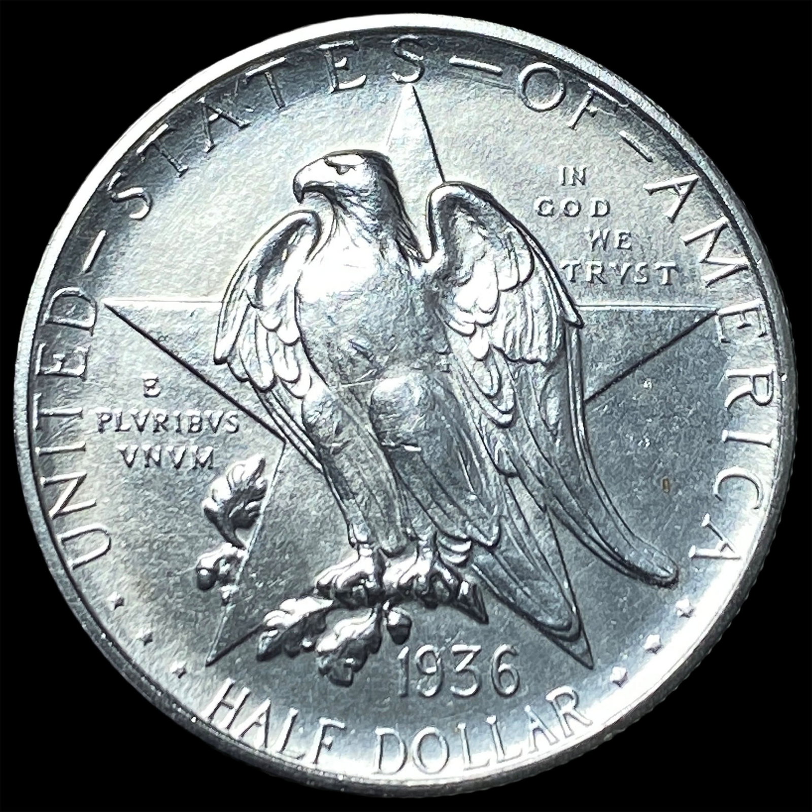 1936 Texas Independence Centennial Half Dollar UNCIRCULATED (1 of 2)