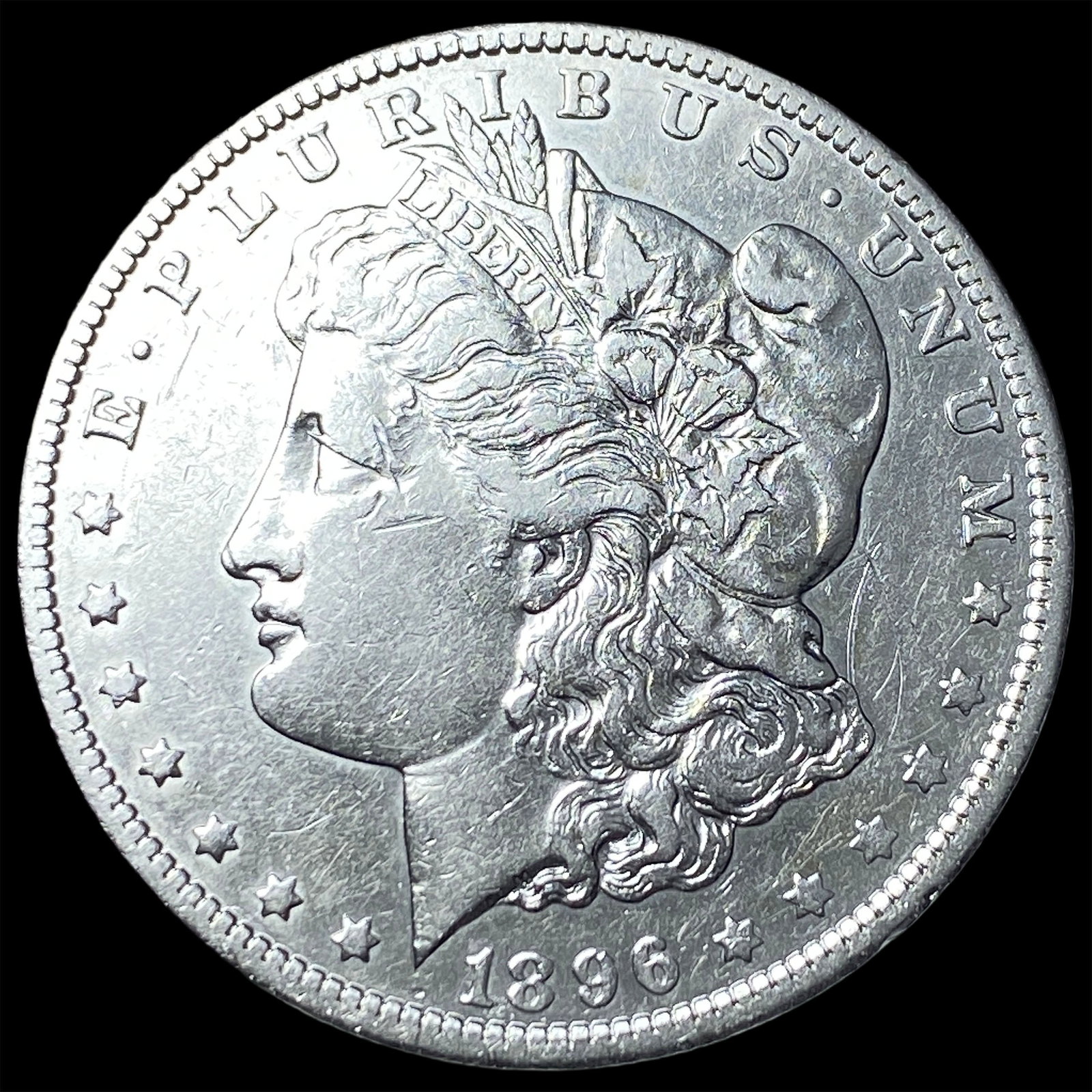 1896-O Silver Morgan Dollar NEARLY UNCIRCULATED: 1896-O Silver Morgan Dollar NEARLY UNCIRCULATED
