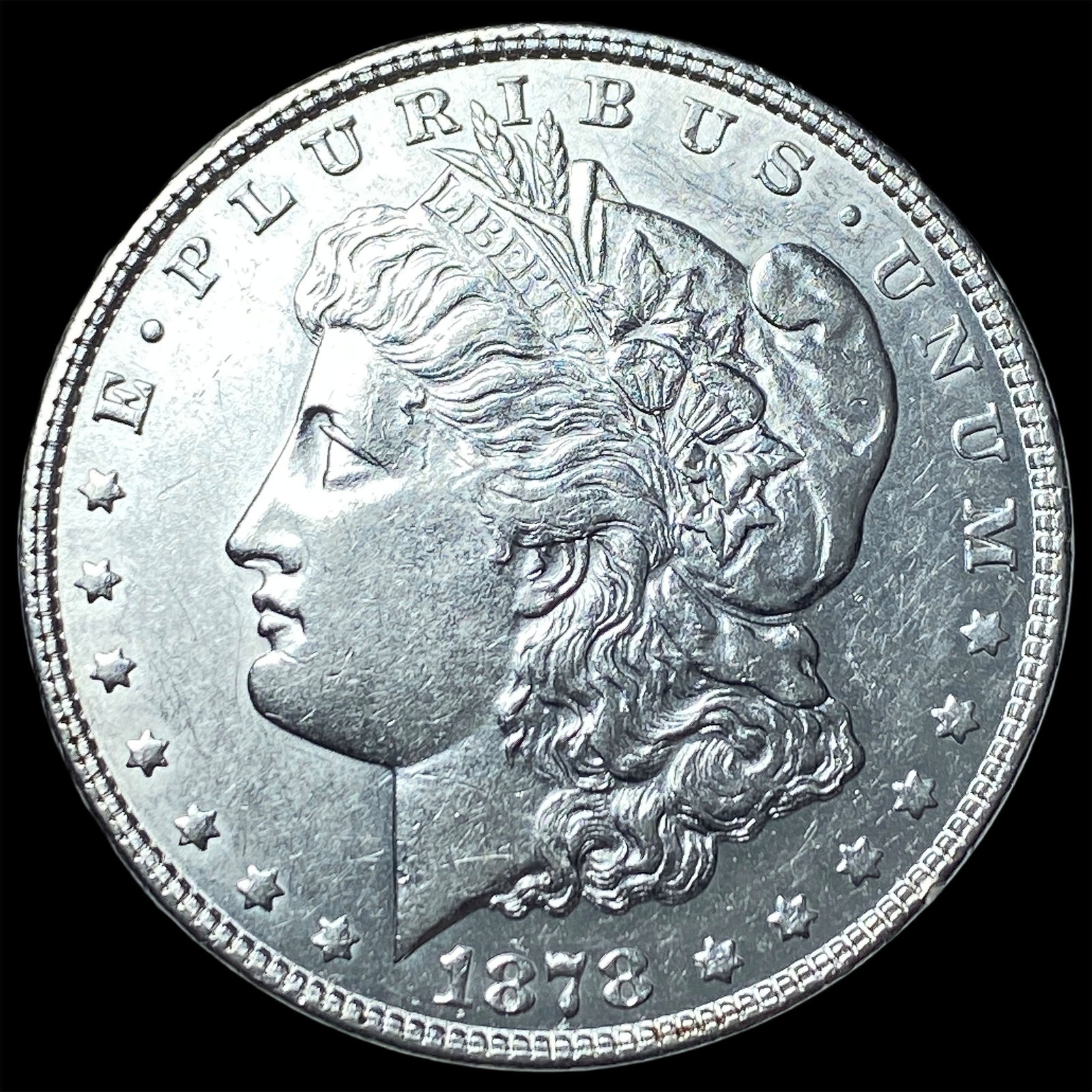 1878 Silver Morgan Dollar CHOICE AU: 1878 Silver Morgan Dollar CHOICE AU