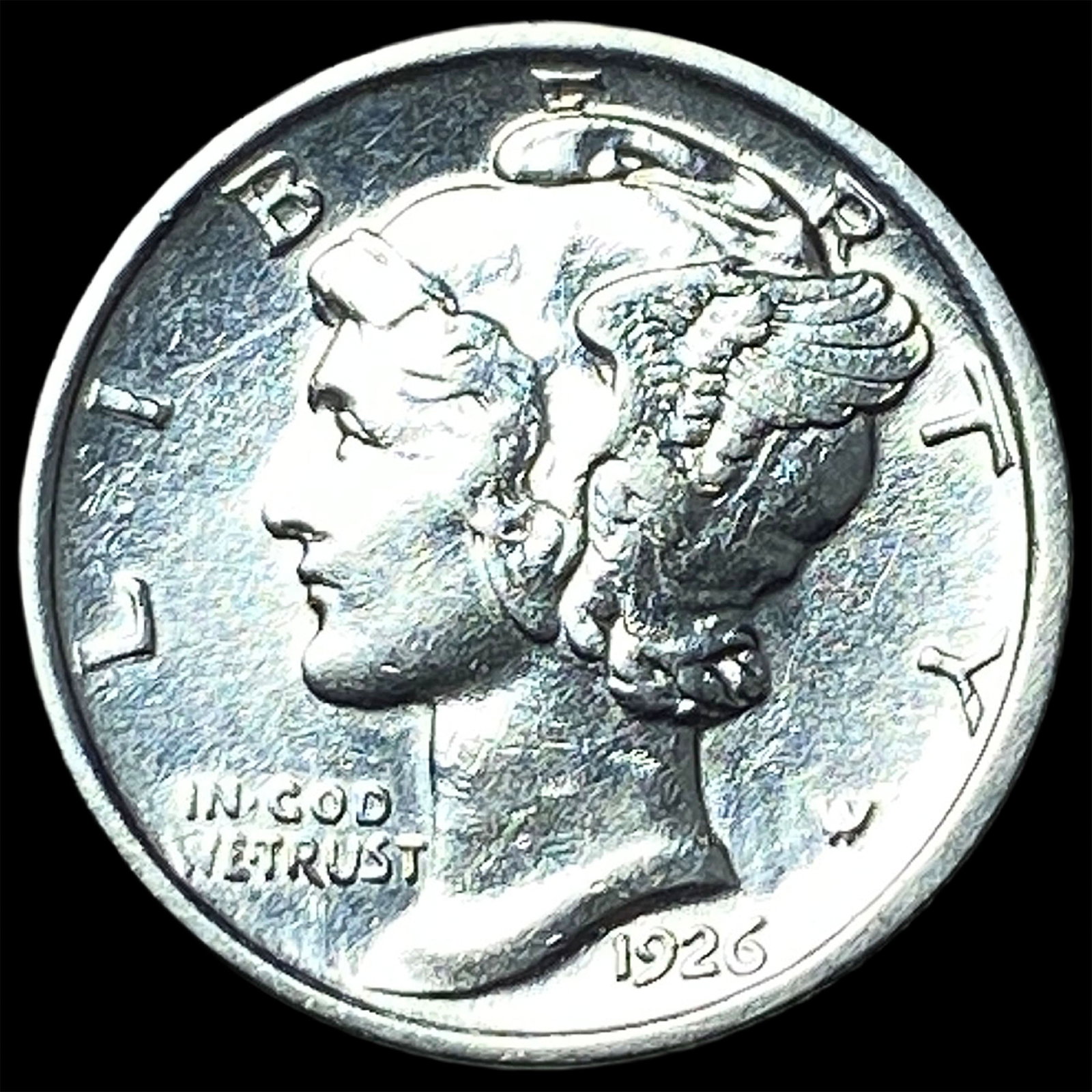 1926-S Silver Mercury Dime UNCIRCULATED: 1926-S Silver Mercury Dime UNCIRCULATED