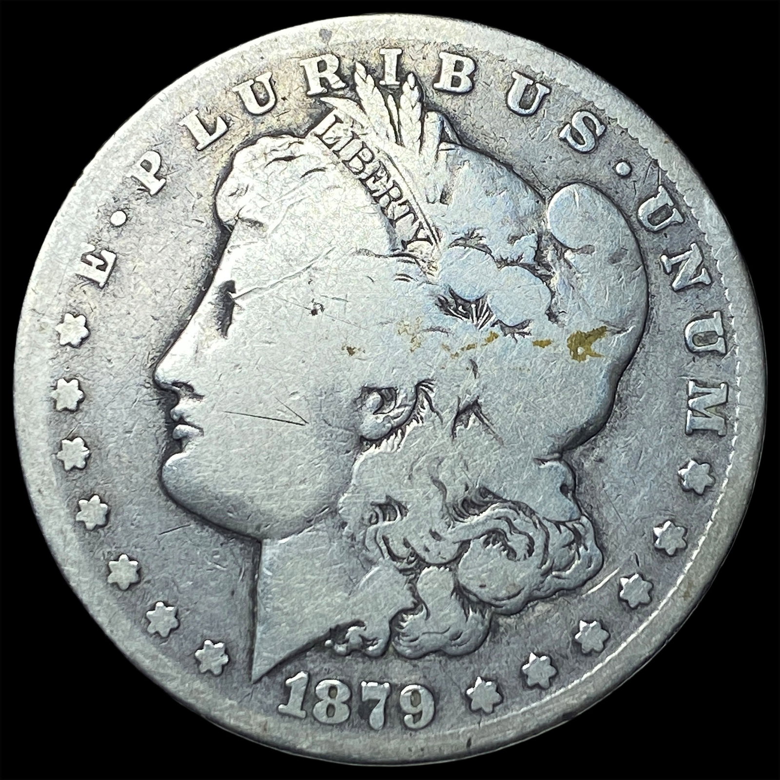 1879-CC Silver Morgan Dollar NICELY CIRCULATED: 1879-CC Silver Morgan Dollar NICELY CIRCULATED
