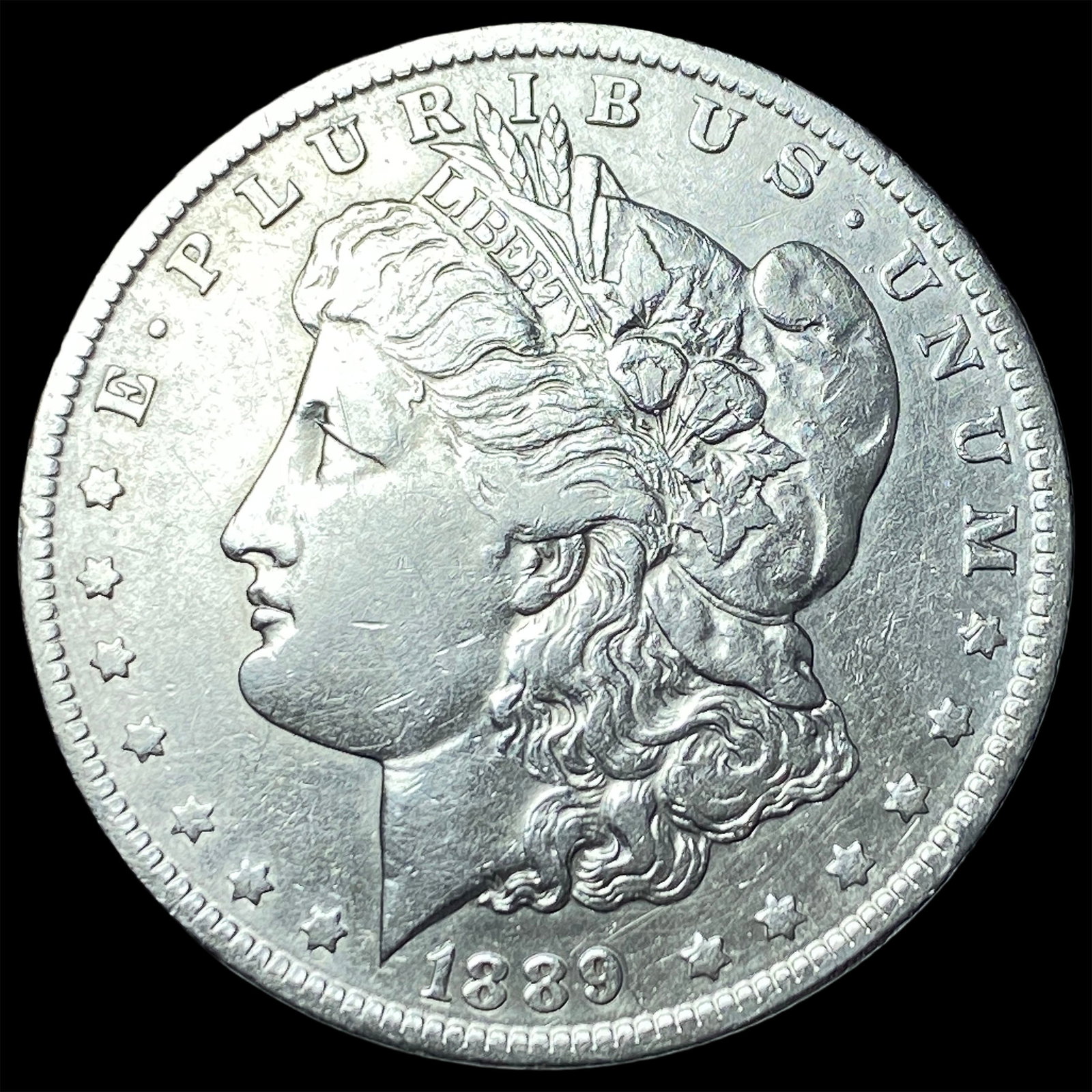 1889 Silver Morgan Dollar LIGHTLY CIRCULATED: 1889 Silver Morgan Dollar LIGHTLY CIRCULATED