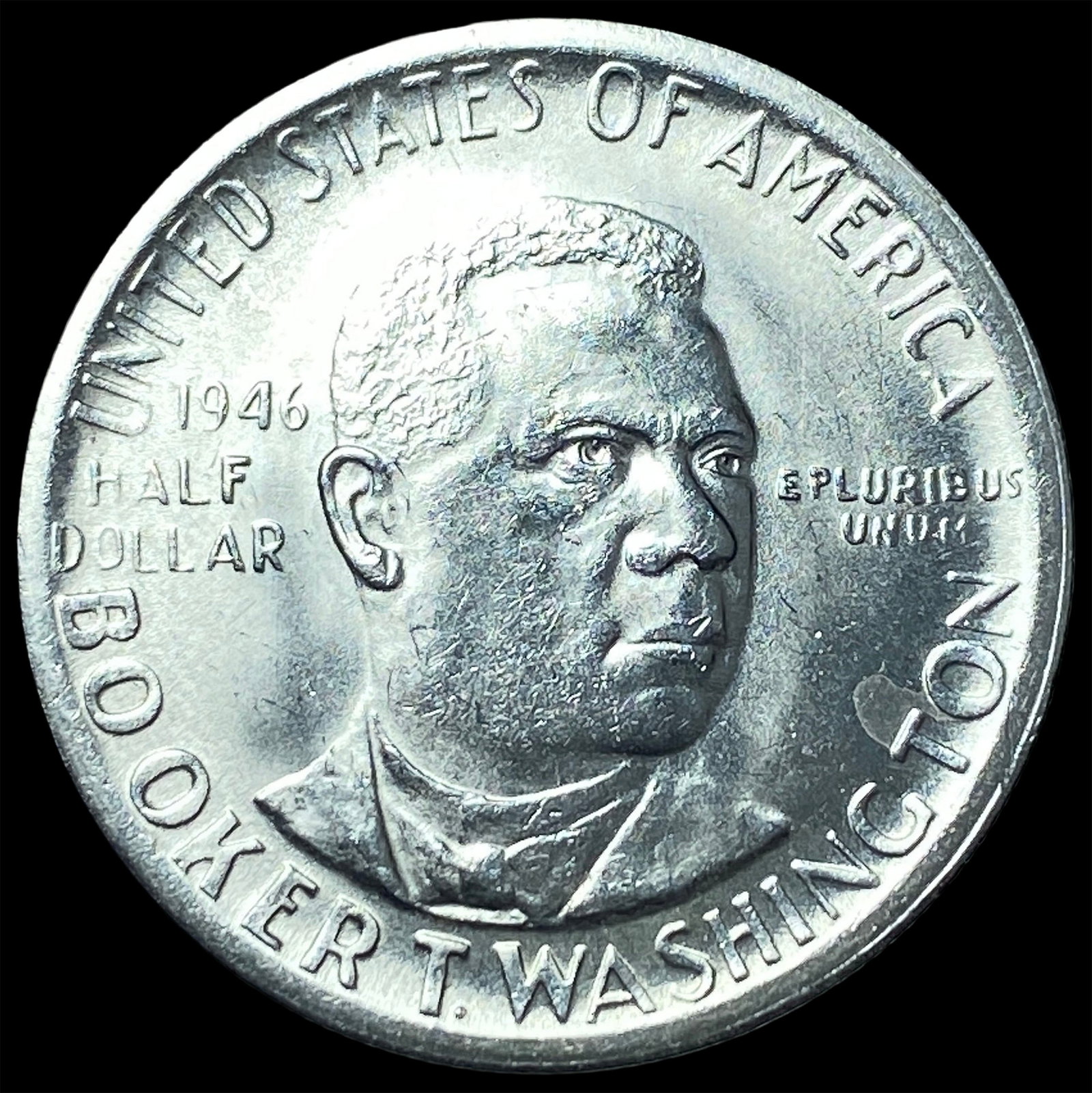 1946-S Silver Booker T. Washington Half Dollar CHOICE BU: 1946-S Silver Booker T. Washington Half Dollar CHOICE BU