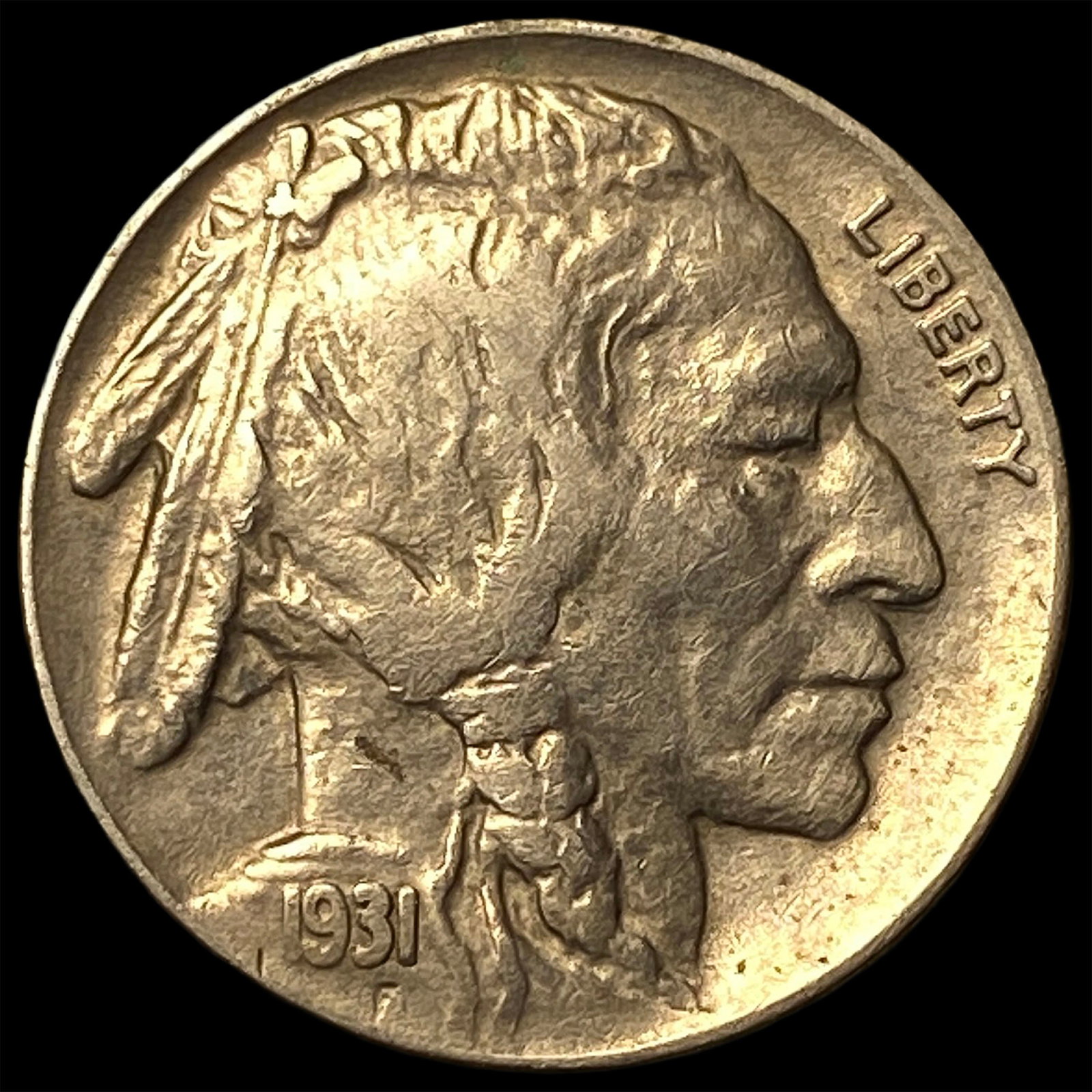 1931-S Buffalo Nickel CLOSELY UNCIRCULATED: 1931-S Buffalo Nickel CLOSELY UNCIRCULATED