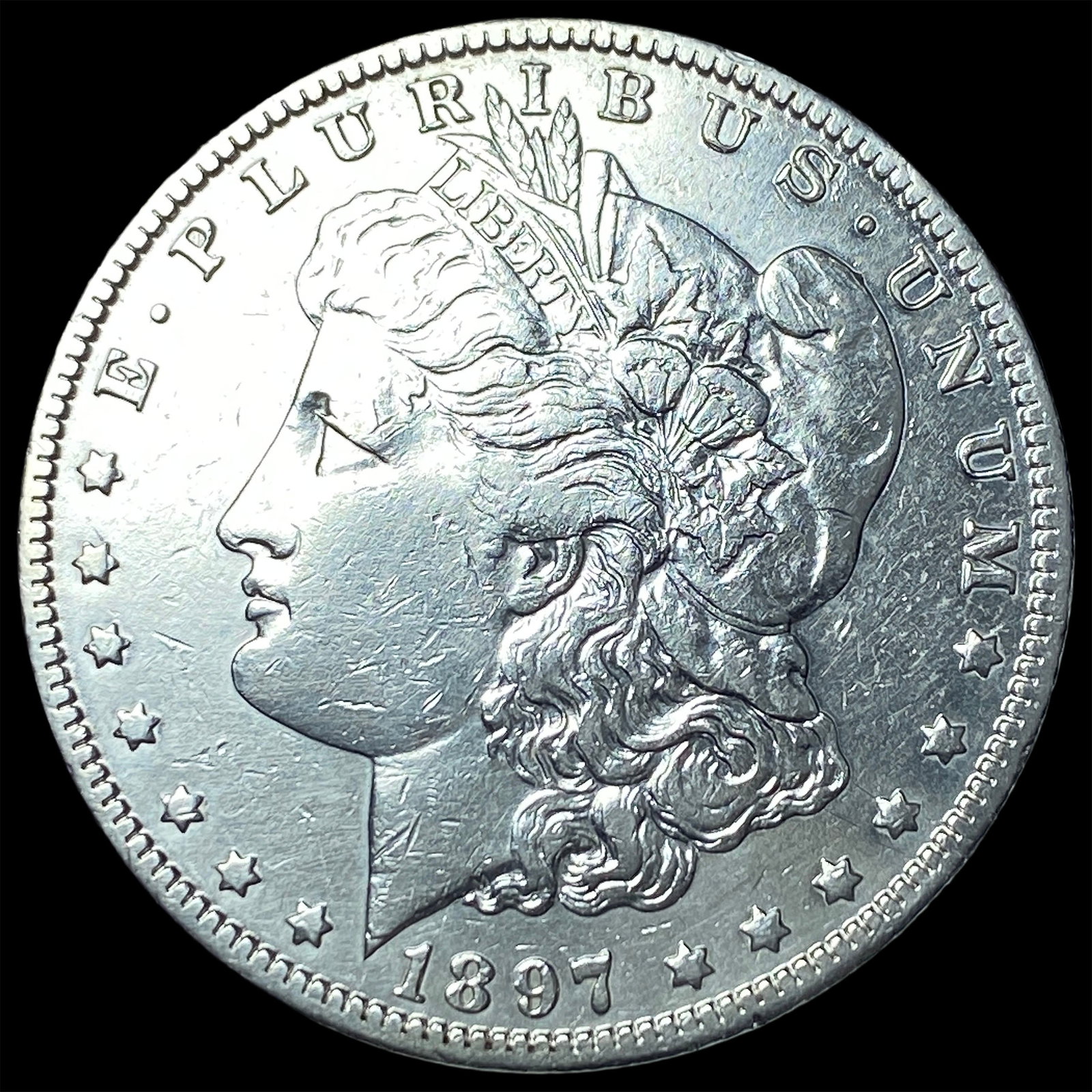 1897-O Silver Morgan Dollar NEARLY UNCIRCULATED: 1897-O Silver Morgan Dollar NEARLY UNCIRCULATED