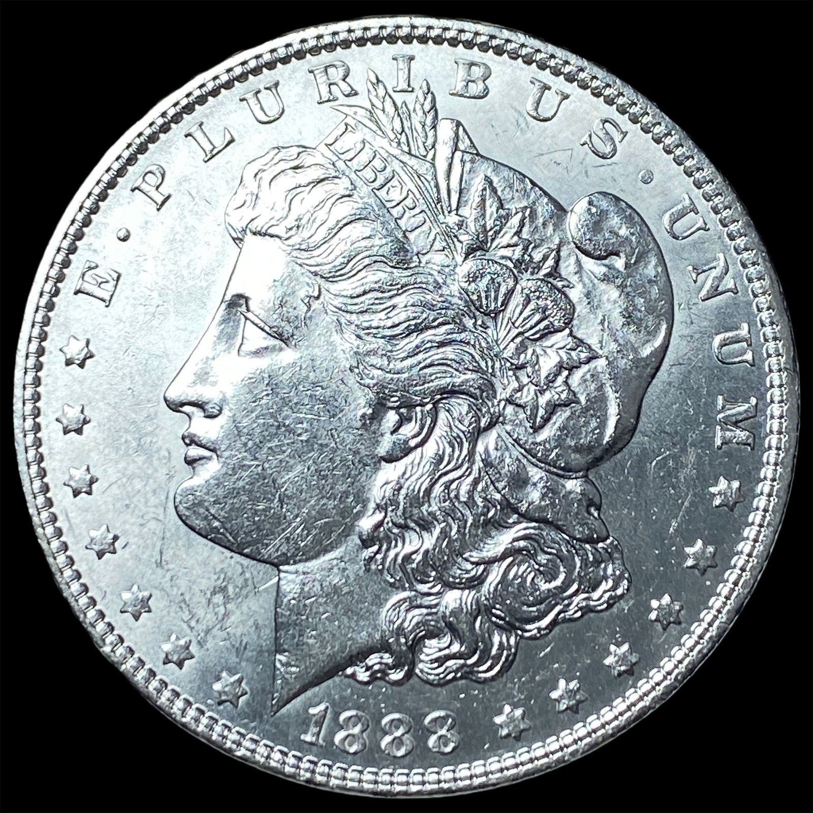 1888 Morgan Silver Dollar UNCIRCULATED: 1888 Morgan Silver Dollar UNCIRCULATED