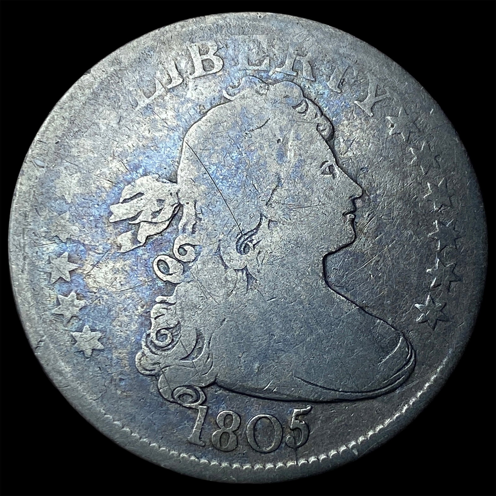 1805 Draped Bust Half Dollar NICELY CIRCULATED (1 of 2)