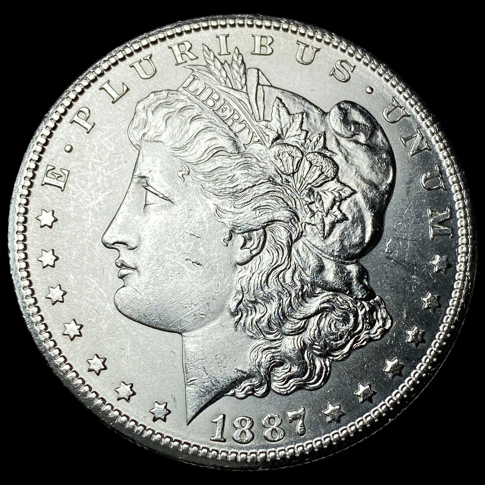 1887-S Morgan Silver Dollar UNCIRCULATED: 1887-S Morgan Silver Dollar UNCIRCULATED