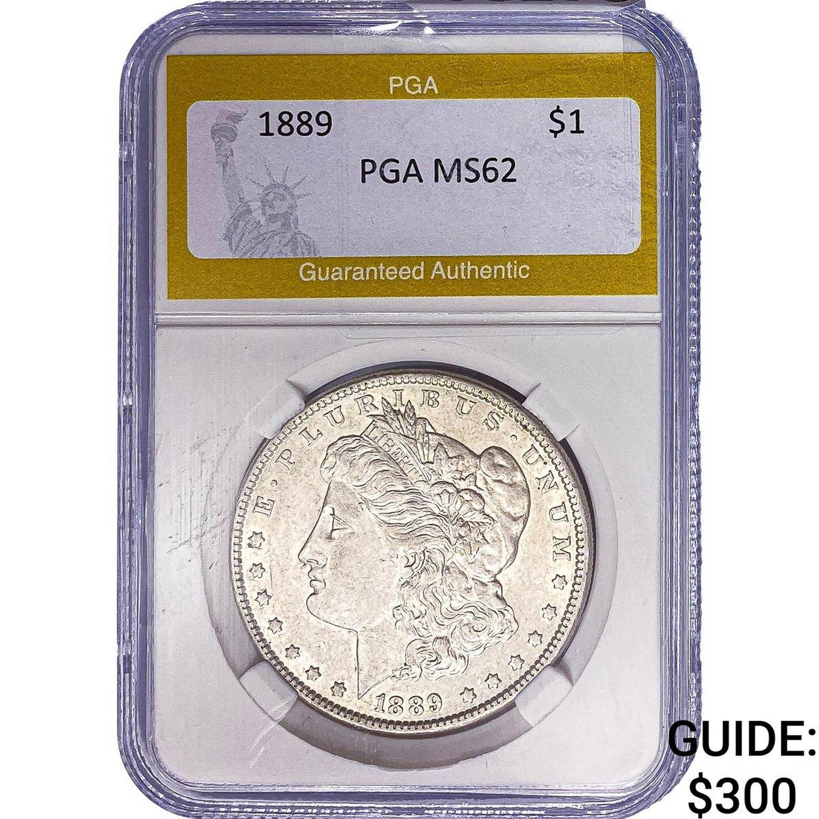 1889 Morgan Silver Dollar PGA MS62 (1 of 2)