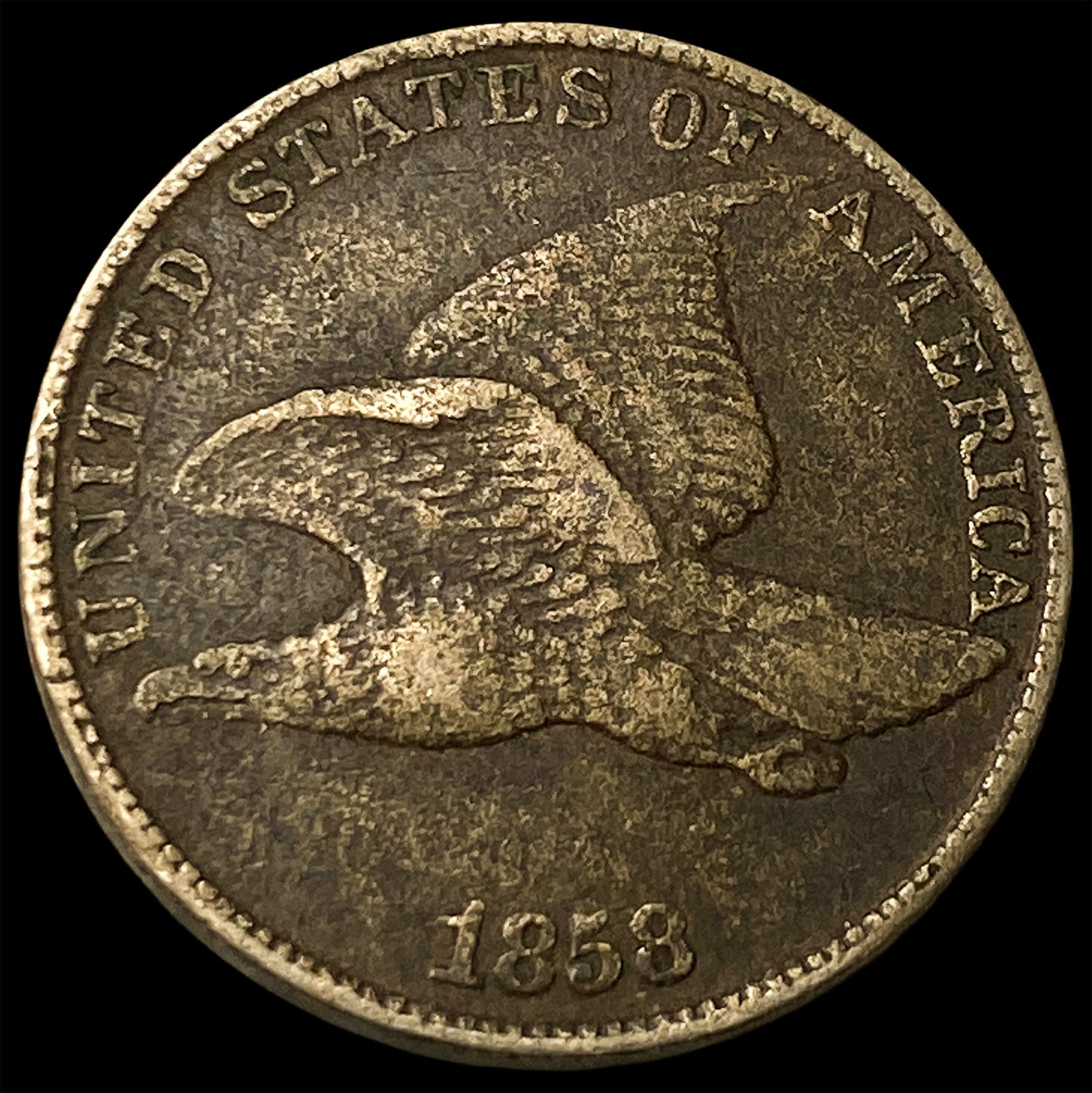 1858 Flying Eagle Cent LIGHTLY CIRCULATED
