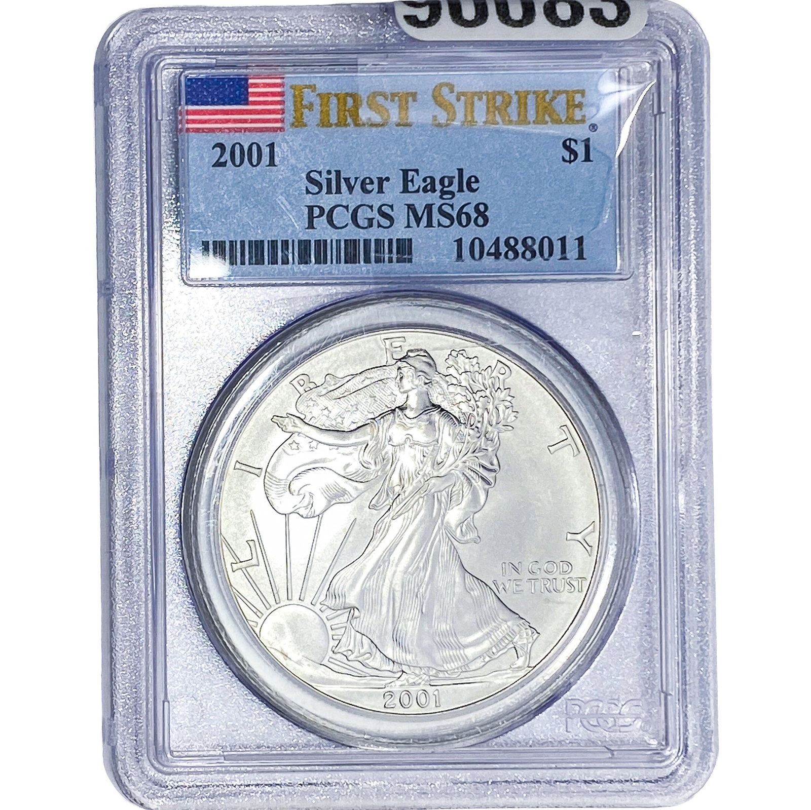 2001 PCGS MS68 1 oz SE First Strike: 2001 PCGS MS68 1 oz SE First Strike