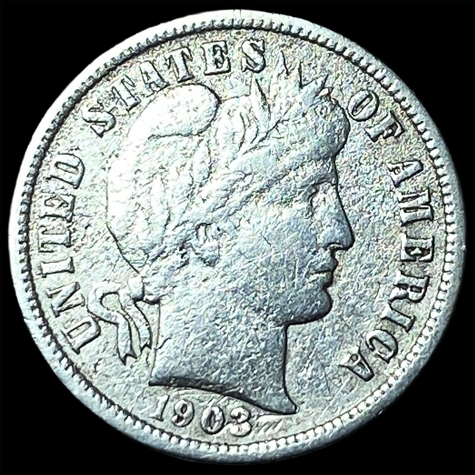 1903-O Silver Barber Dime HIGH GRADE: 1903-O Silver Barber Dime HIGH GRADE
