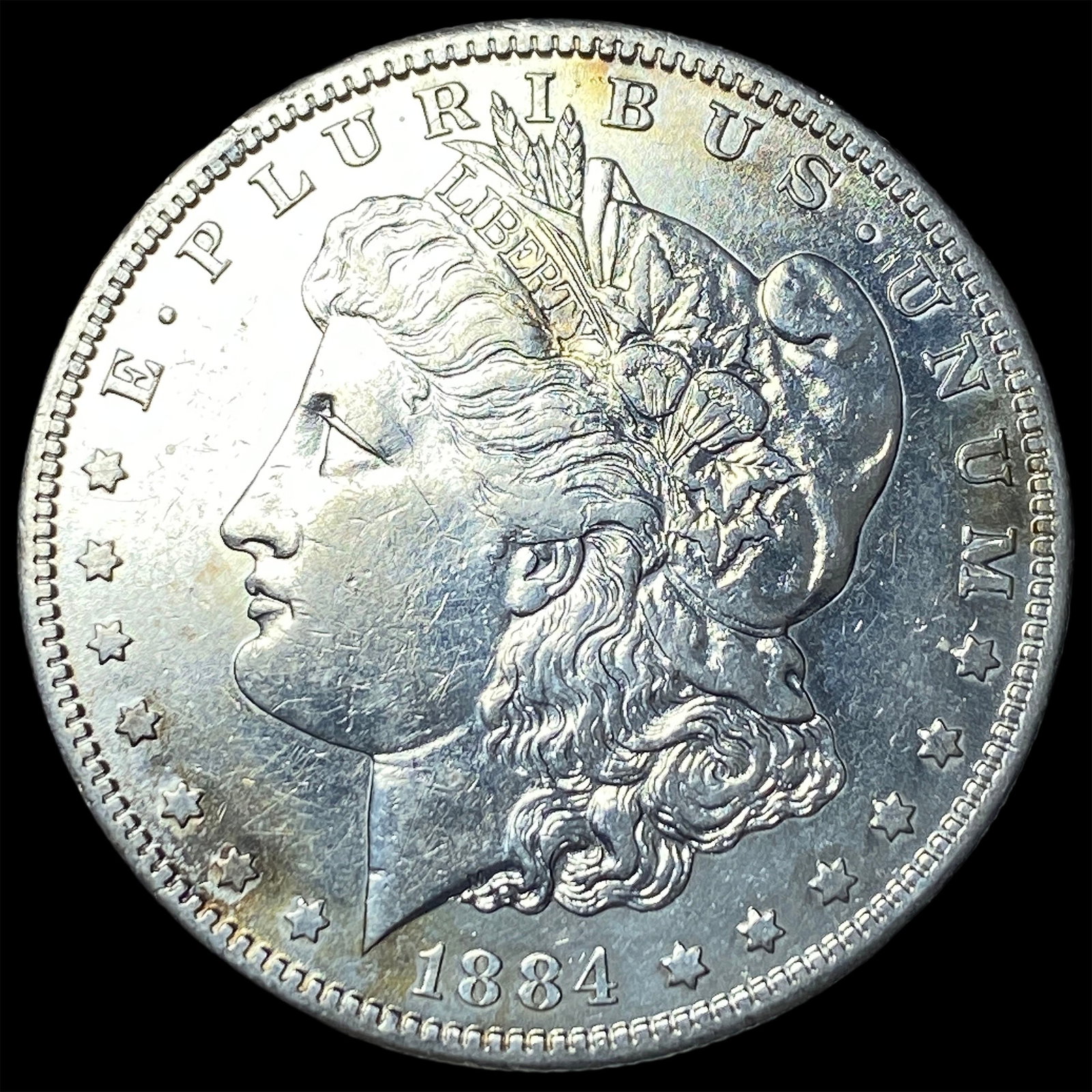1884-S Silver Morgan Dollar CLOSELY UNCIRCULATED: 1884-S Silver Morgan Dollar CLOSELY UNCIRCULATED