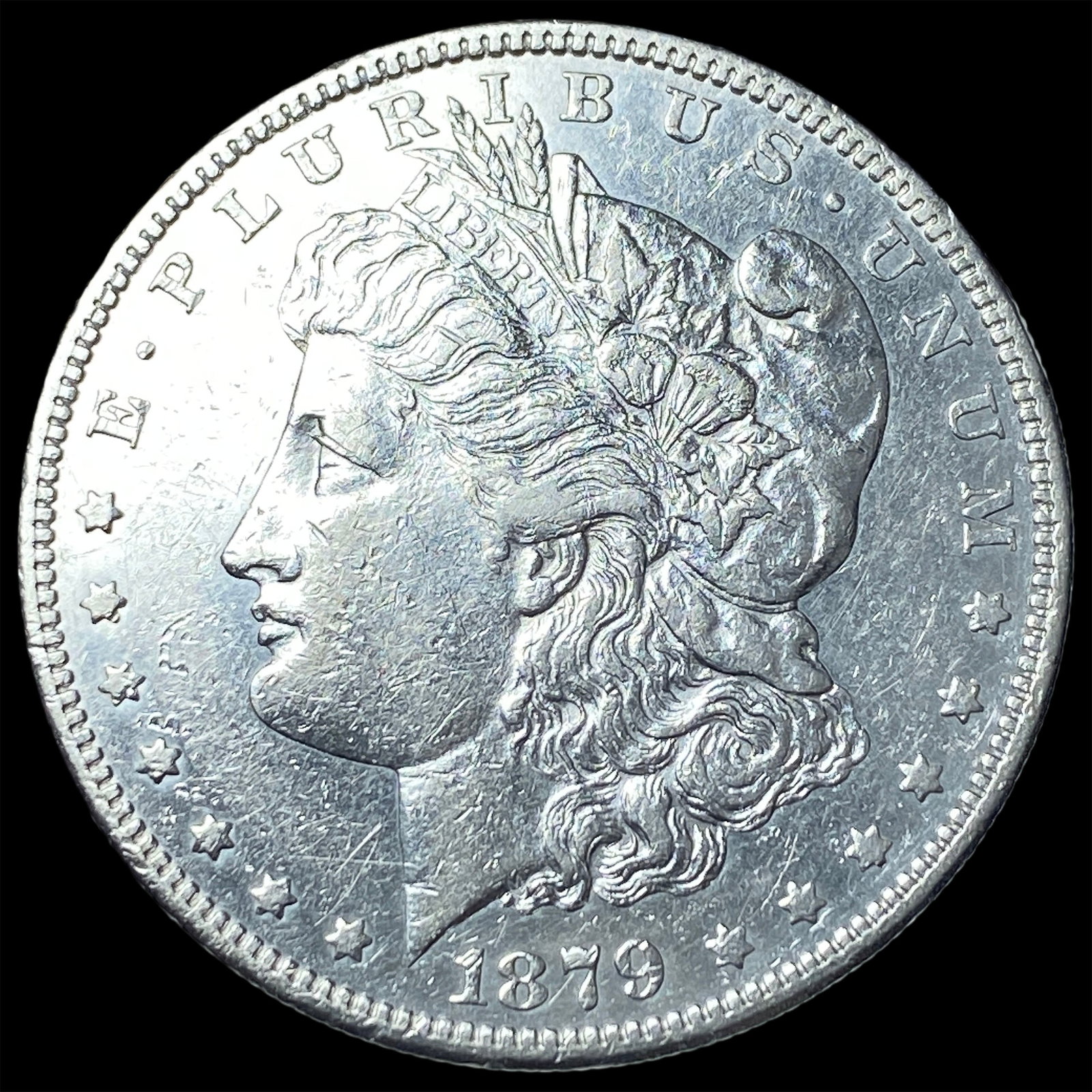 1879-S Silver Morgan Dollar CLOSELY UNCIRCULATED: 1879-S Silver Morgan Dollar CLOSELY UNCIRCULATED