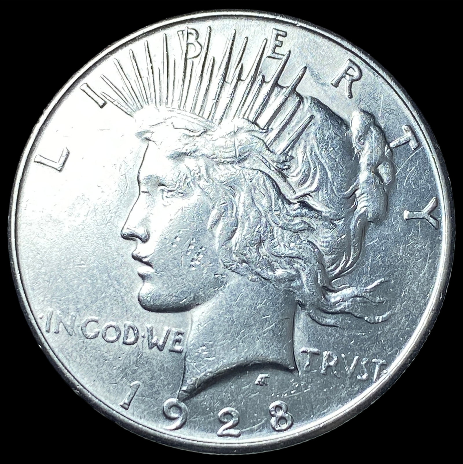 1928 Silver Peace Dollar CLOSELY UNCIRCULATED: 1928 Silver Peace Dollar CLOSELY UNCIRCULATED