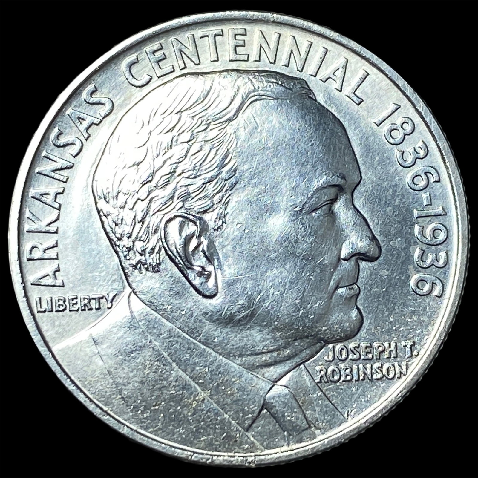 1936 Arkansas Centennial Silver Half Dollar UNCIRCULATED (1 of 2)