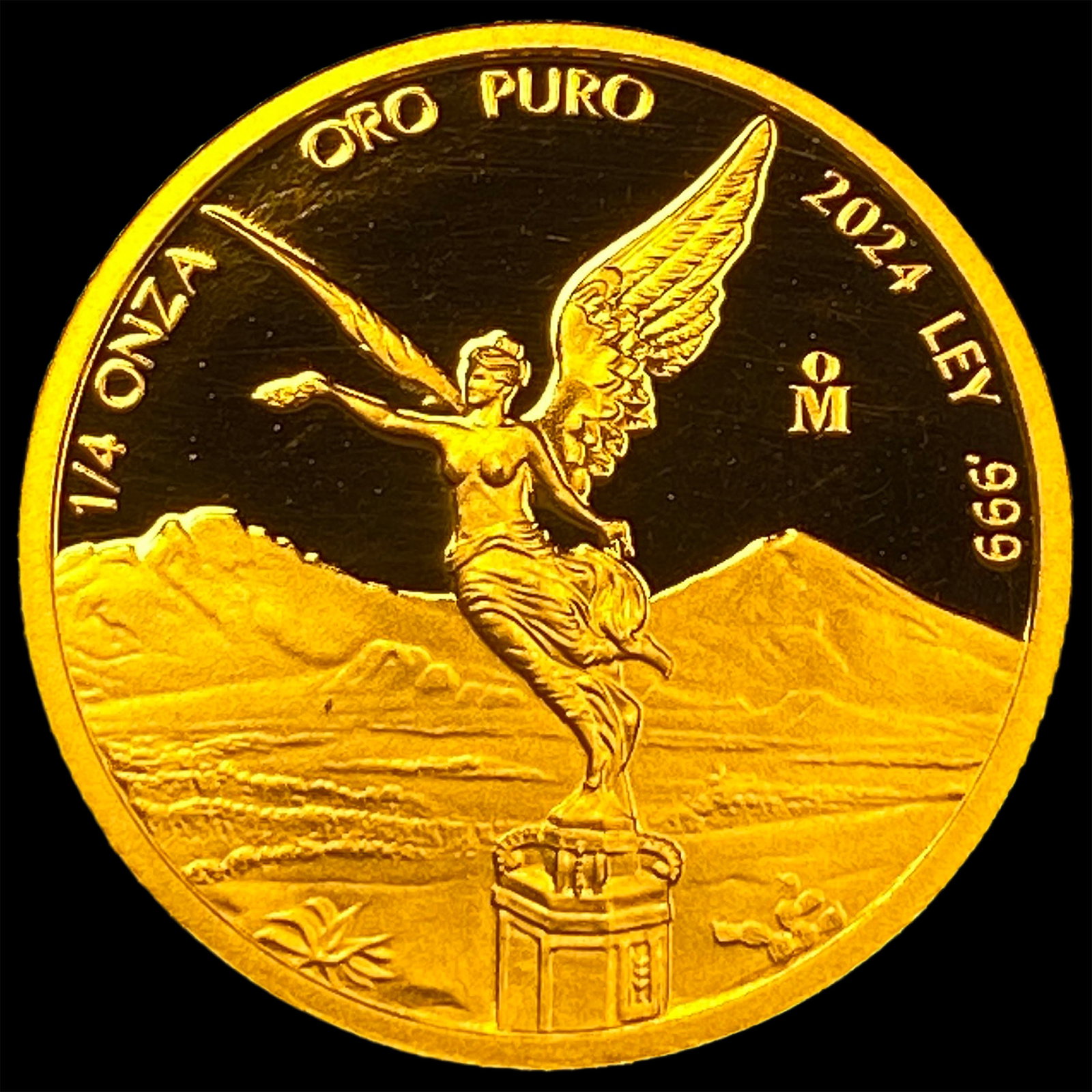 2024 1/4 oz Gold Mexican Libertad NICELY CIRCULATED: 2024 1/4 oz Gold Mexican Libertad NICELY CIRCULATED