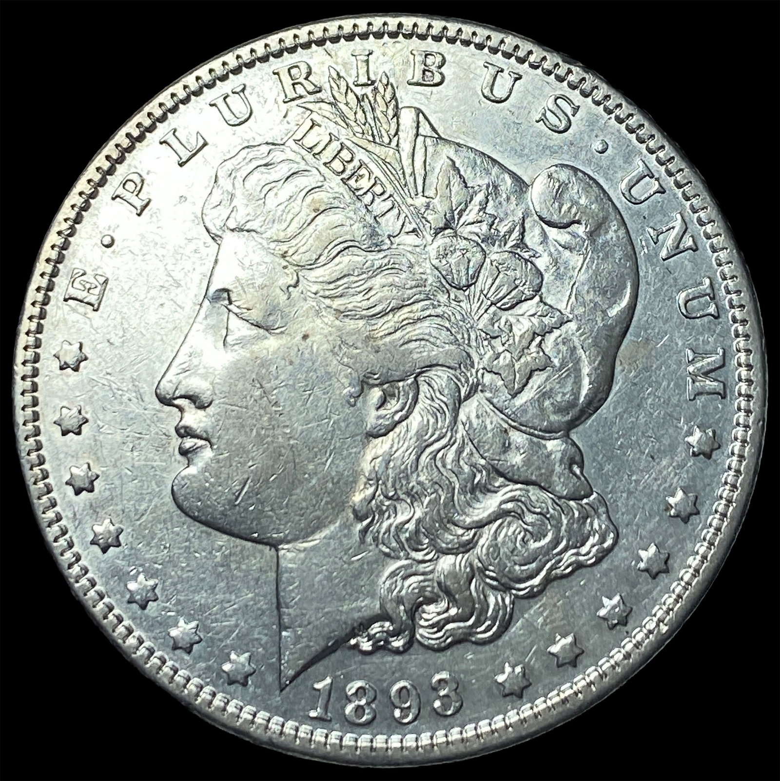 1893-S Silver Morgan Dollar CLOSELY UNCIRCULATED (1 of 2)