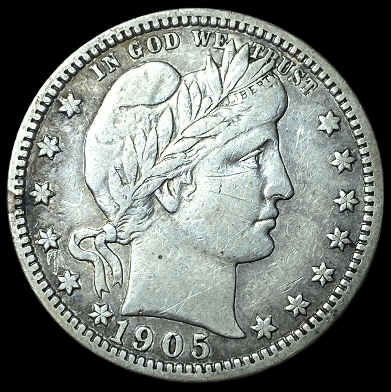 1905 Barber Quarter ABOUT UNCIRCULATED (1 of 2)