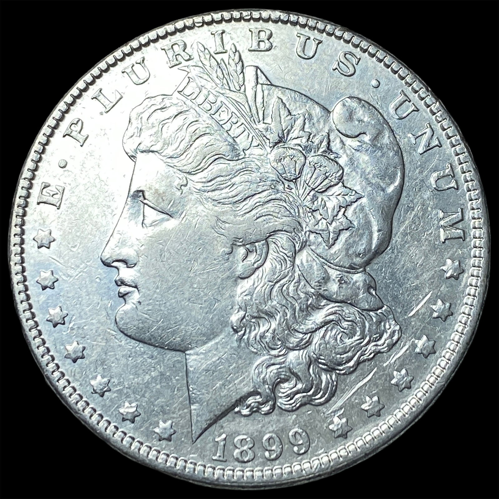 1899-S Silver Morgan Dollar NEARLY UNCIRCULATED: 1899-S Silver Morgan Dollar NEARLY UNCIRCULATED