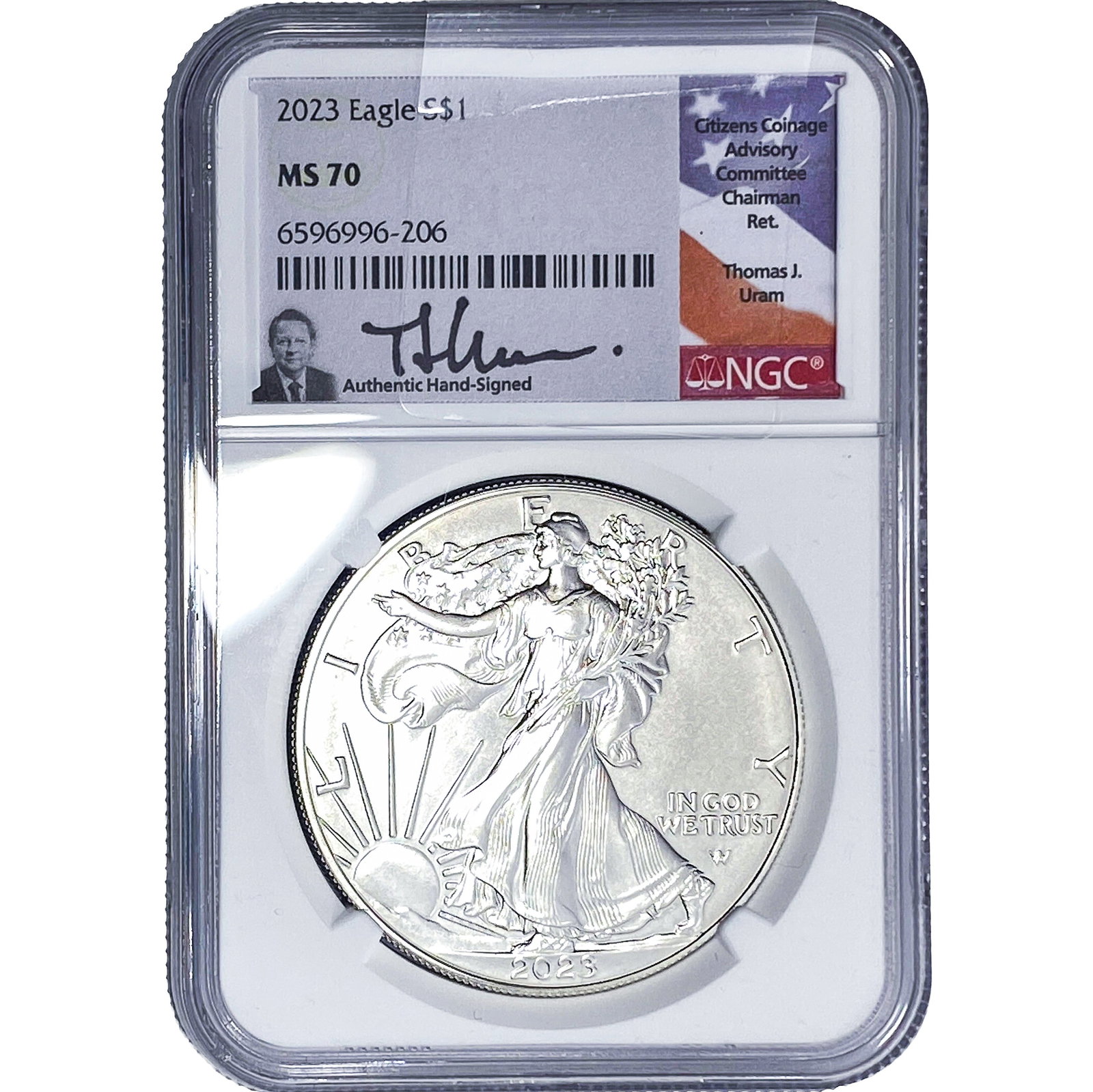 2023 1OZ Silver SE NGC MS70: 2023 1OZ Silver SE NGC MS70