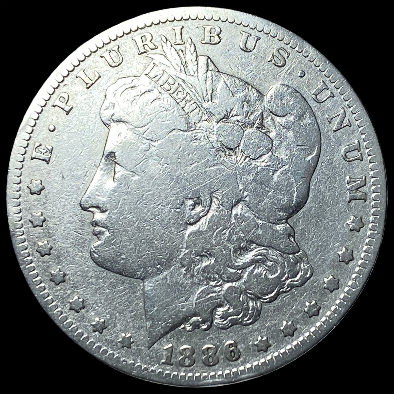 1886-O Silver Morgan Dollar NICELY CIRCULATED: 1886-O Silver Morgan Dollar NICELY CIRCULATED
