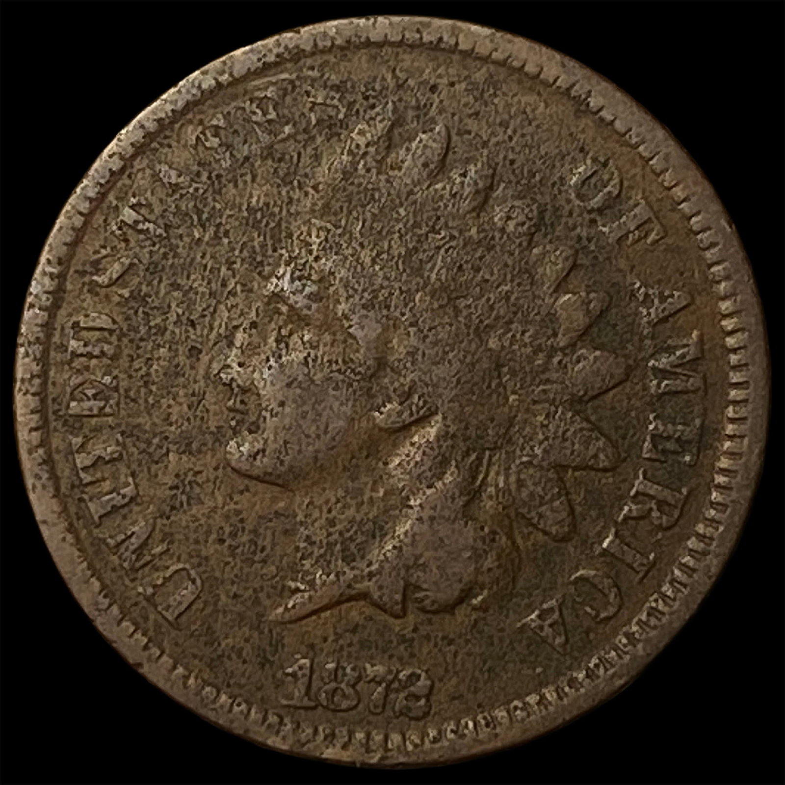 1873 Indian Head Cent LIGHTLY CIRCULATED: 1873 Indian Head Cent LIGHTLY CIRCULATED