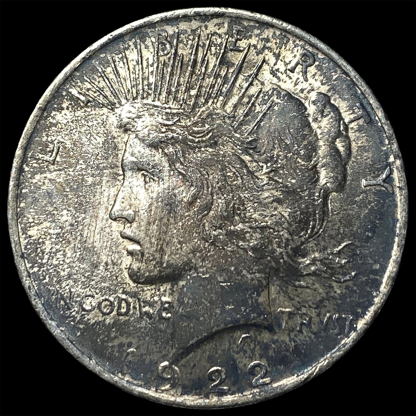 1922 Silver Peace Dollar UNCIRCULATED: 1922 Silver Peace Dollar UNCIRCULATED