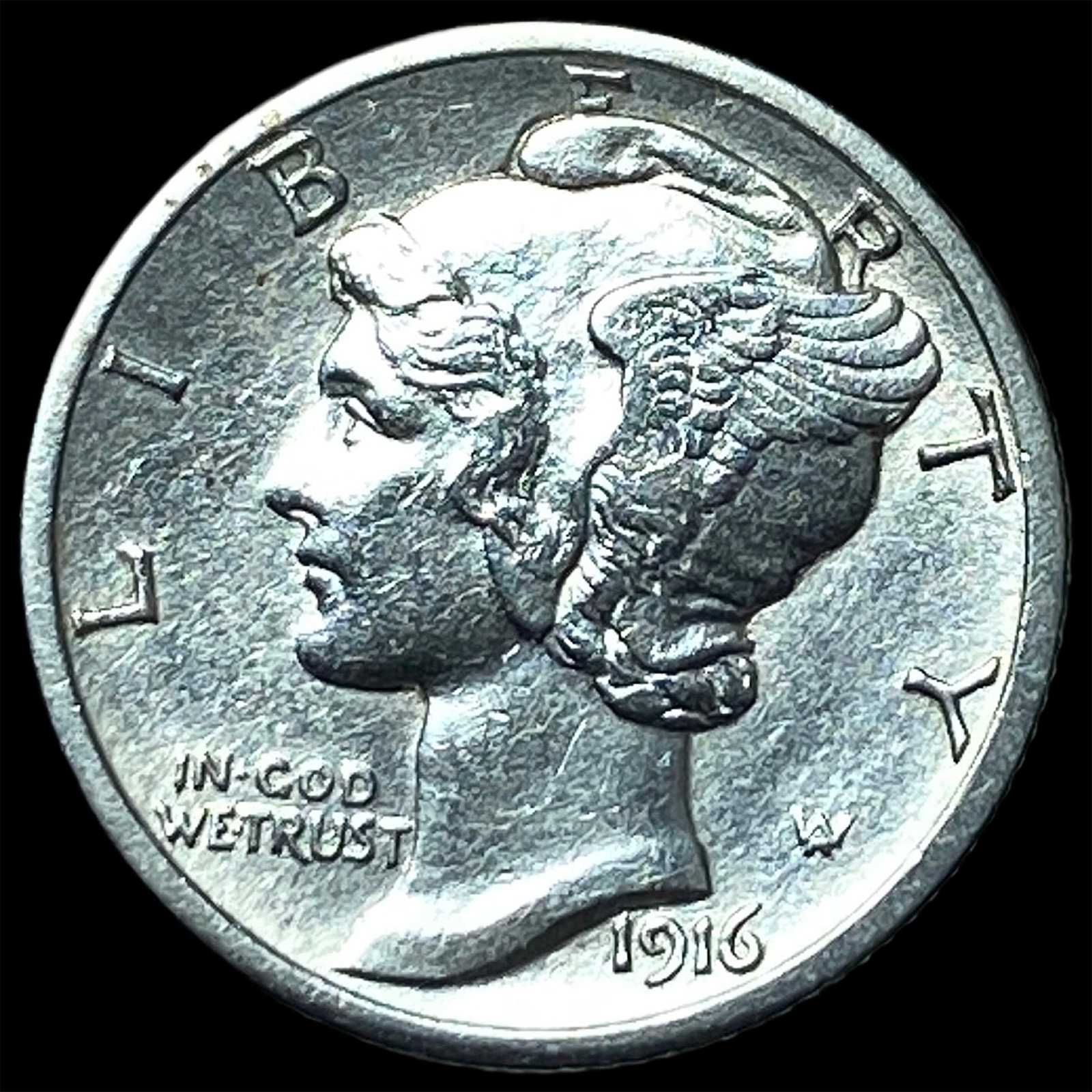 1916 Mercury Dime UNCIRCULATED: 1916 Mercury Dime UNCIRCULATED