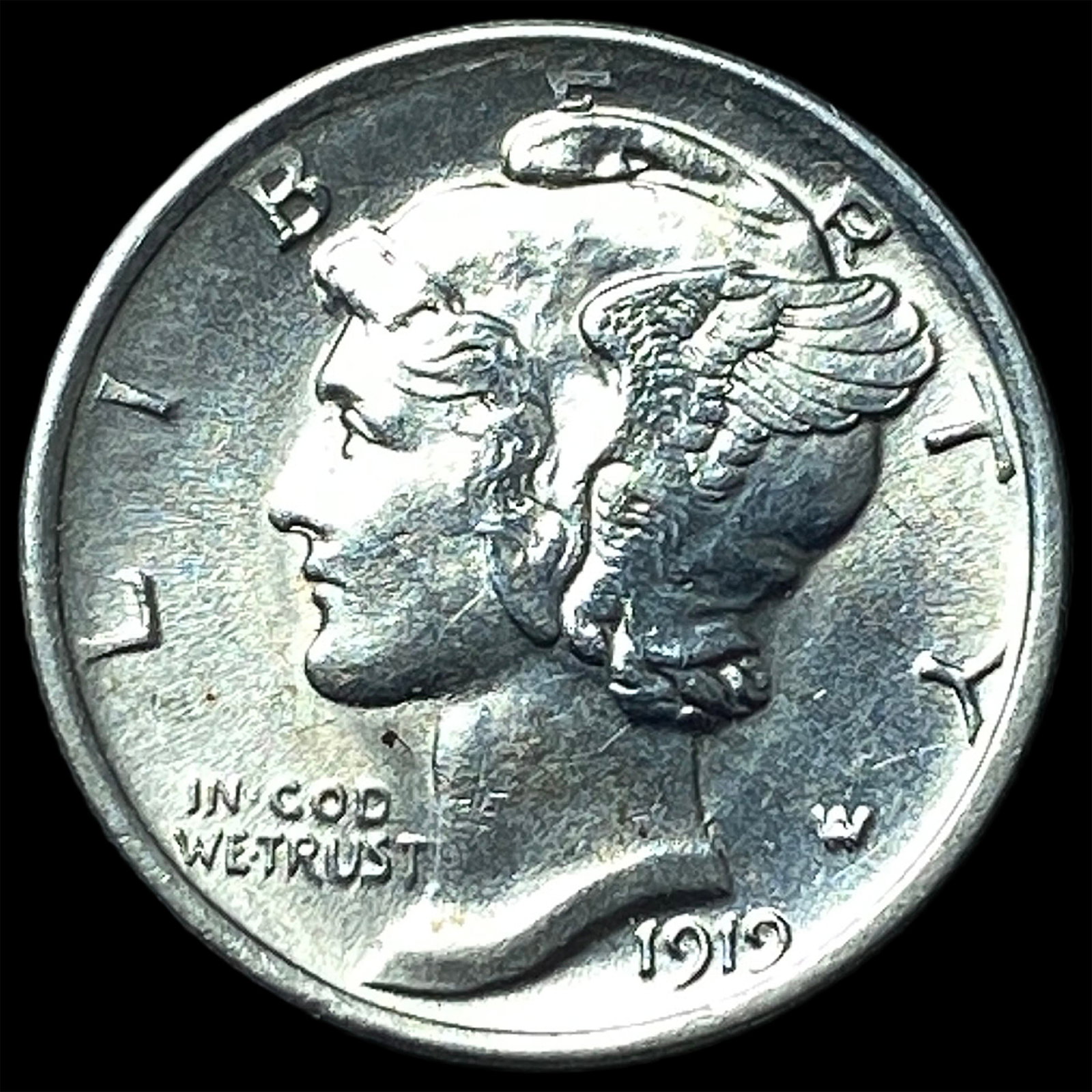 1919 Mercury Dime UNCIRCULATED (1 of 2)