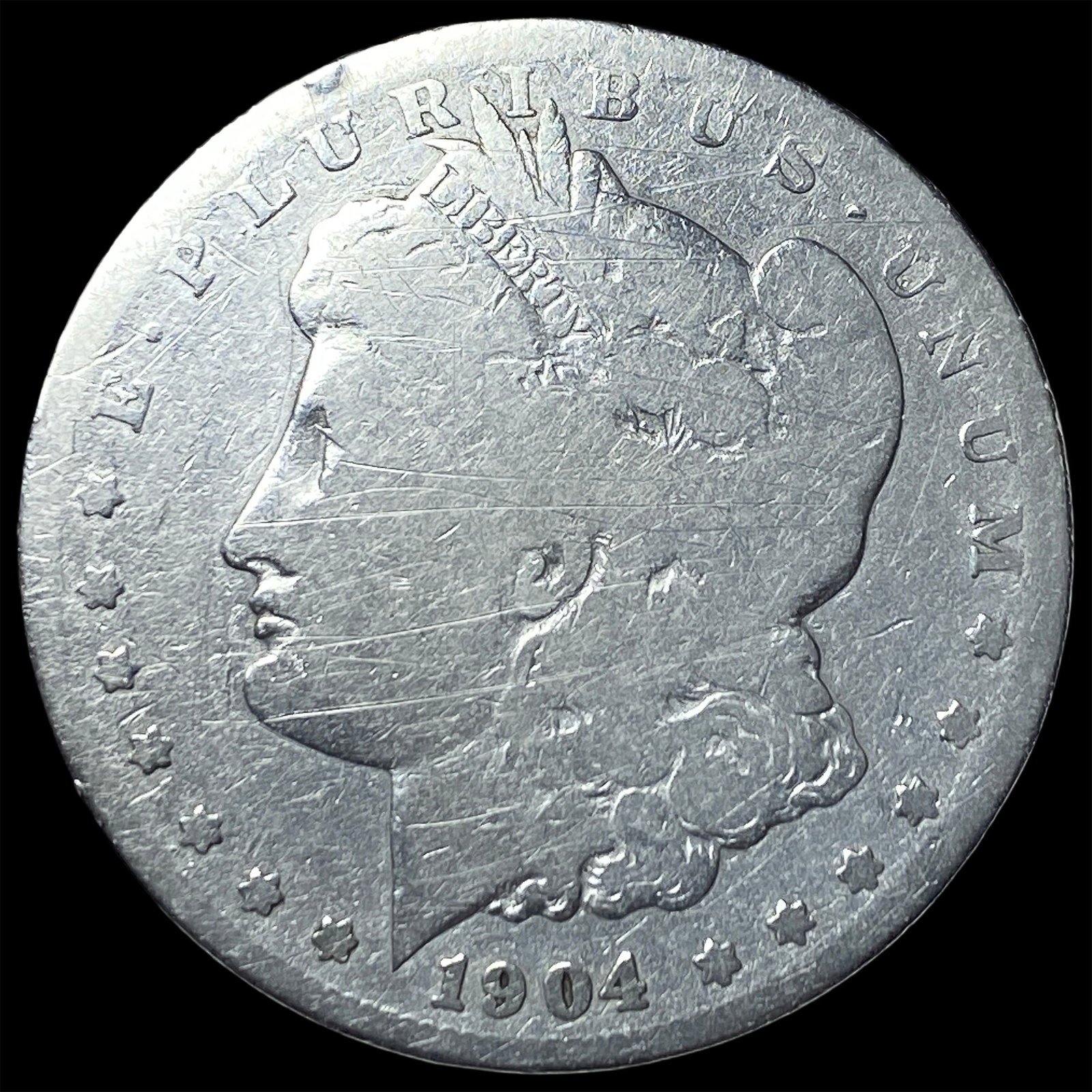 1904-S Silver Morgan Dollar NICELY CIRCULATED: 1904-S Silver Morgan Dollar NICELY CIRCULATED
