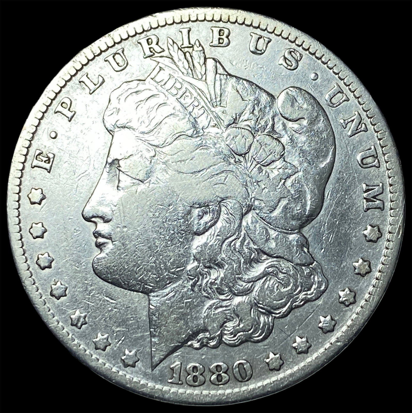 1880-O Silver Morgan Dollar LIGHTLY CIRCULATED: 1880-O Silver Morgan Dollar LIGHTLY CIRCULATED