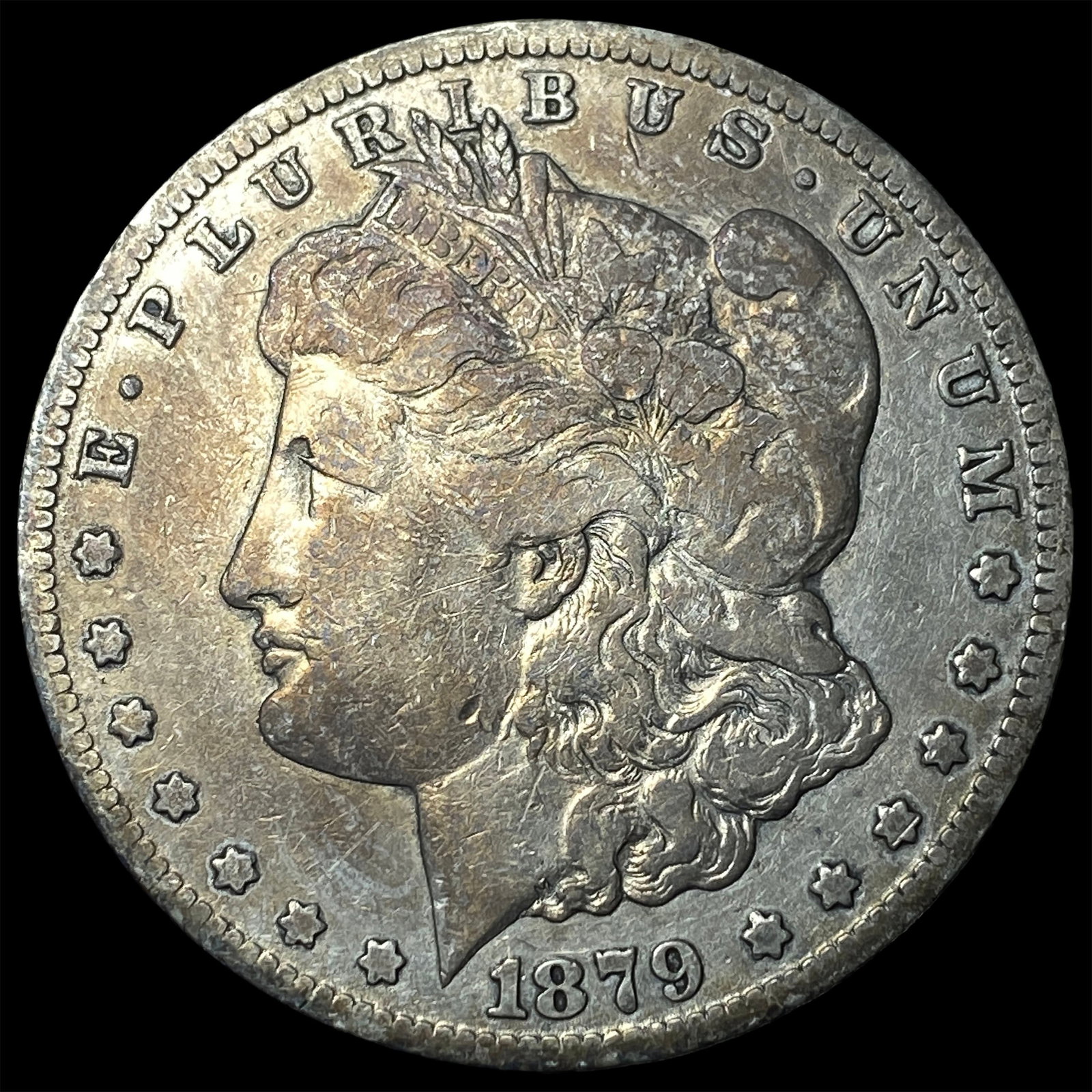 1879-S Silver Morgan Dollar LIGHTLY CIRCULATED: 1879-S Silver Morgan Dollar LIGHTLY CIRCULATED