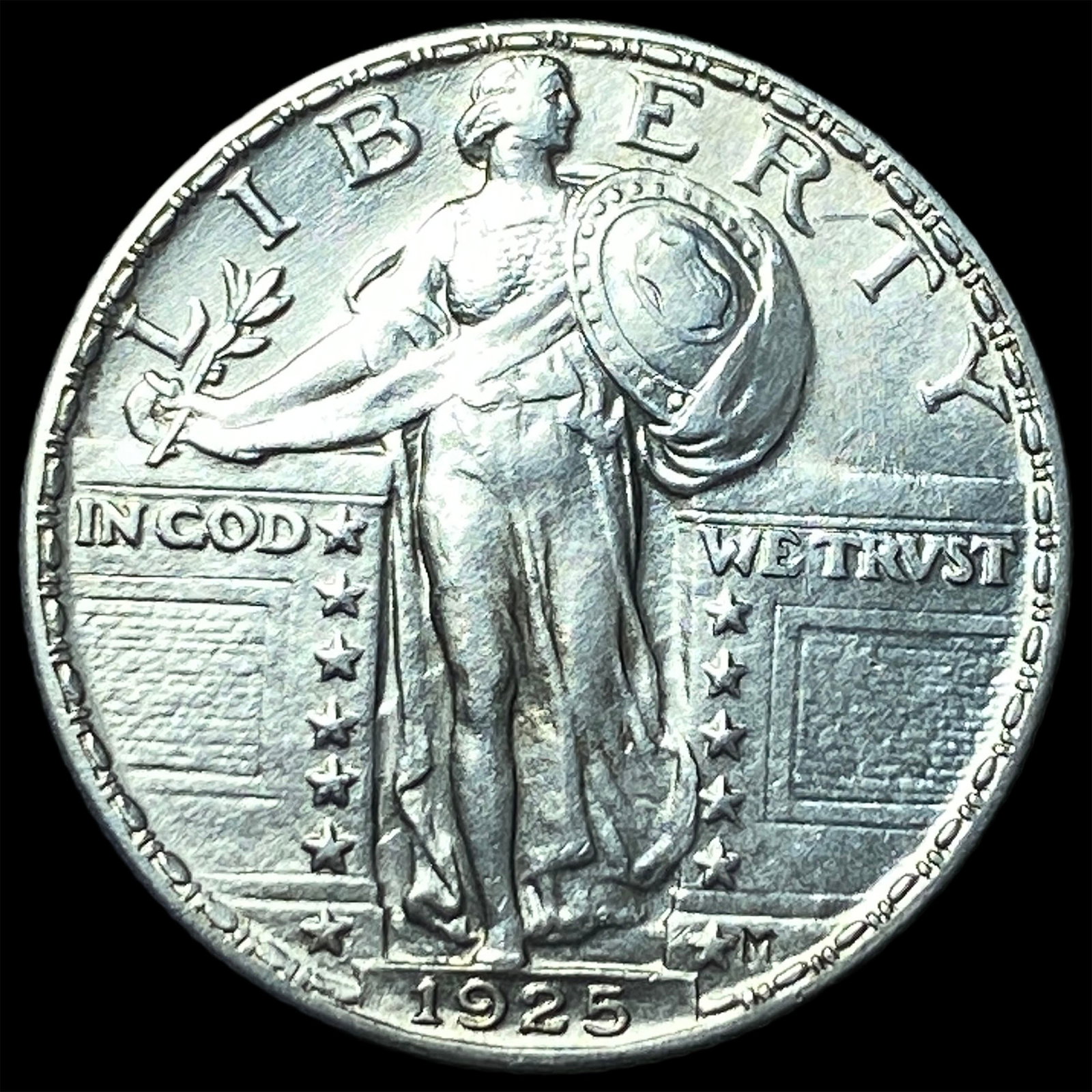 1925 Standing Liberty Silver Quarter UNCIRCULATED: 1925 Standing Liberty Silver Quarter UNCIRCULATED