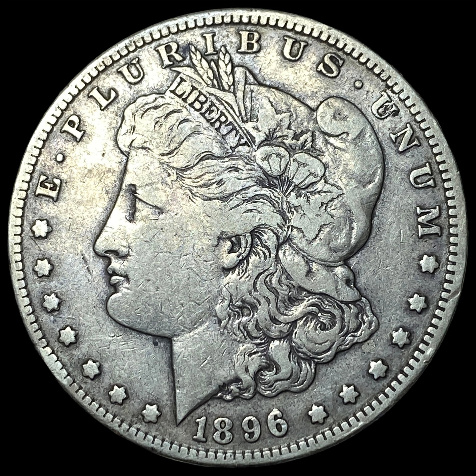 1896-S Silver Morgan Dollar NEARLY UNCIRCULATED: 1896-S Silver Morgan Dollar NEARLY UNCIRCULATED
