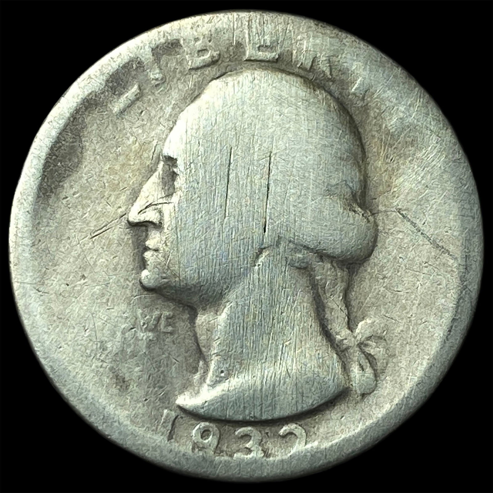 1932-D Silver Washington Quarter NICELY CIRCULATED: 1932-D Silver Washington Quarter NICELY CIRCULATED
