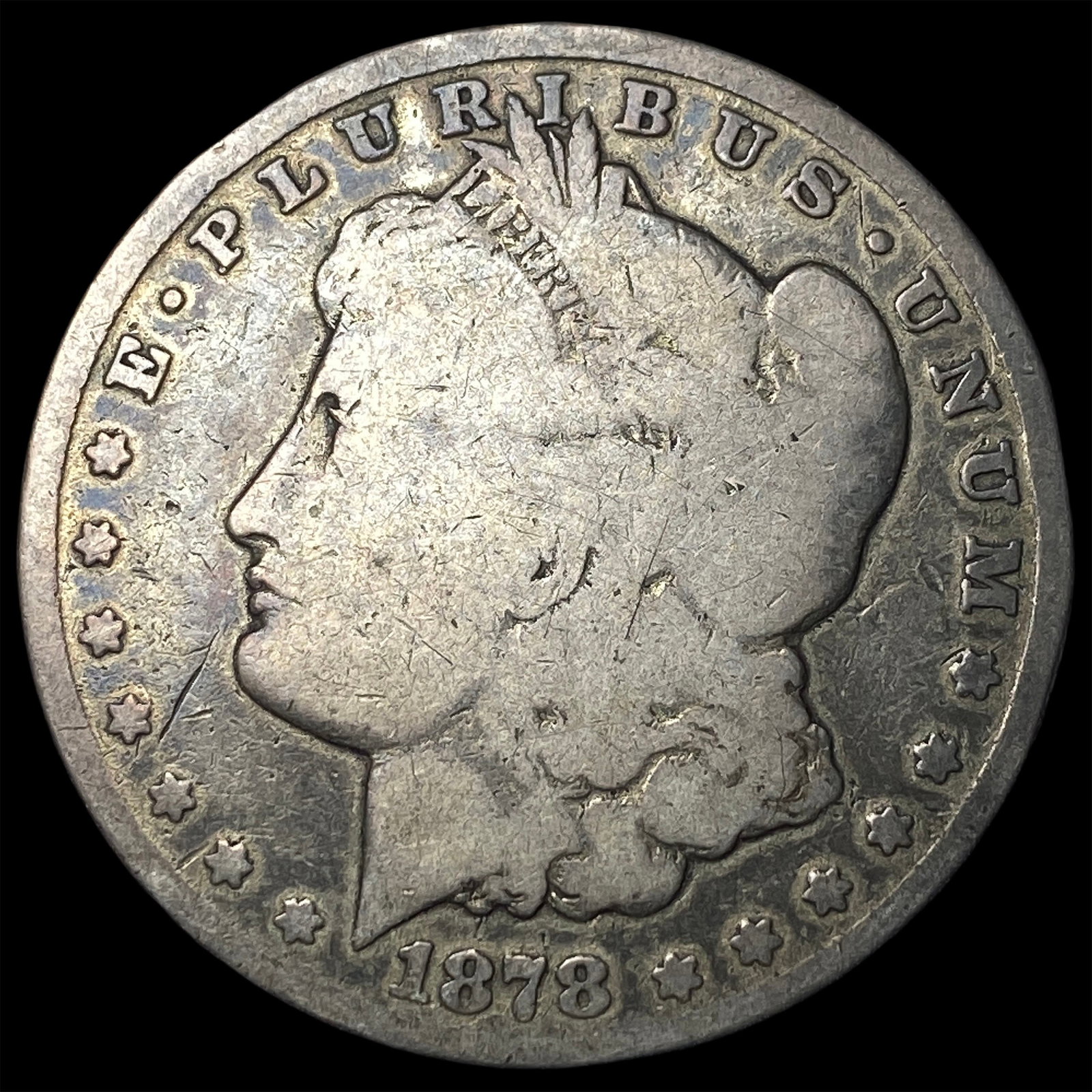 1878-S Silver Morgan Dollar NICELY CIRCULATED: 1878-S Silver Morgan Dollar NICELY CIRCULATED