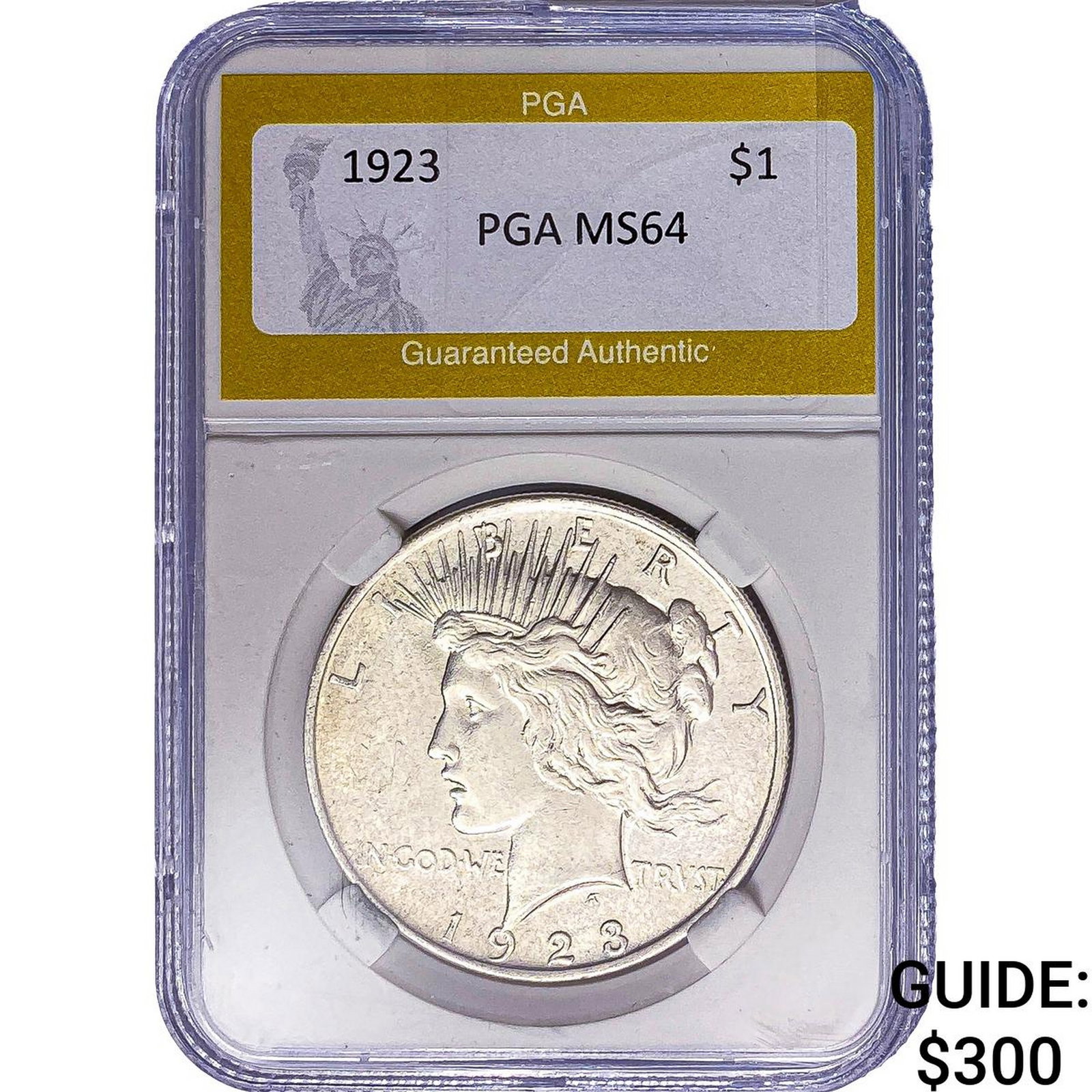 1923 Silver Peace Dollar PGA MS64 (1 of 2)