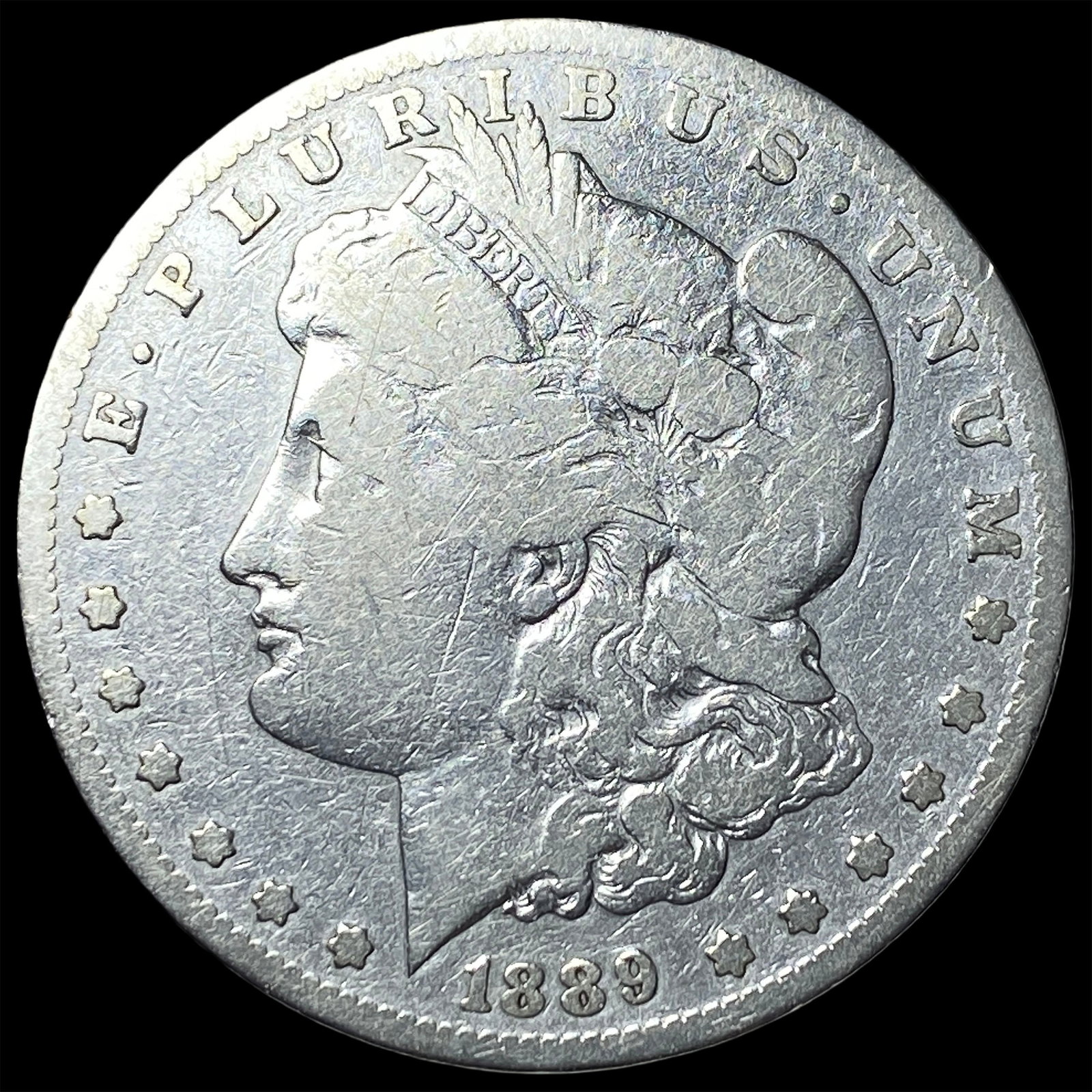 1889 Morgan Silver Dollar NICELY CIRCULATED: 1889 Morgan Silver Dollar NICELY CIRCULATED