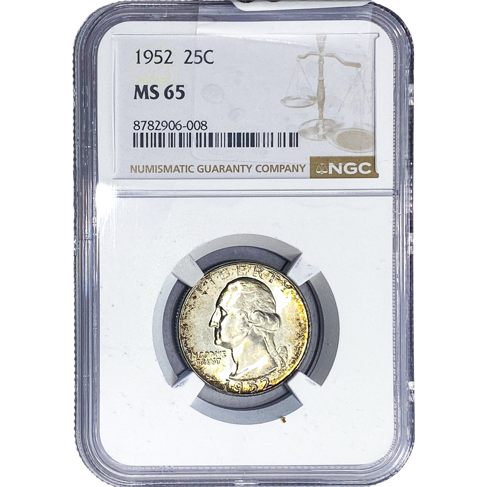 1952 Washington Silver Quarter NGC MS65 (1 of 2)
