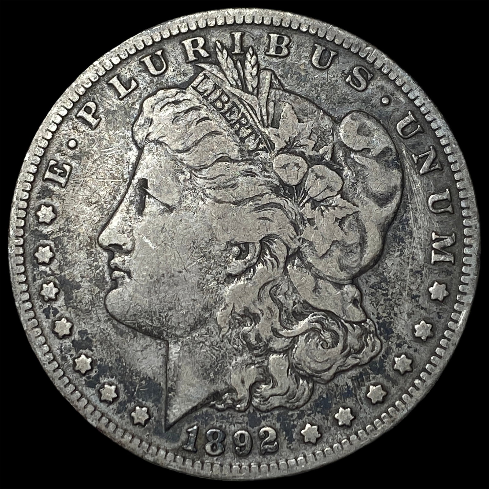1892-S Silver Morgan Dollar LIGHTLY CIRCULATED: 1892-S Silver Morgan Dollar LIGHTLY CIRCULATED