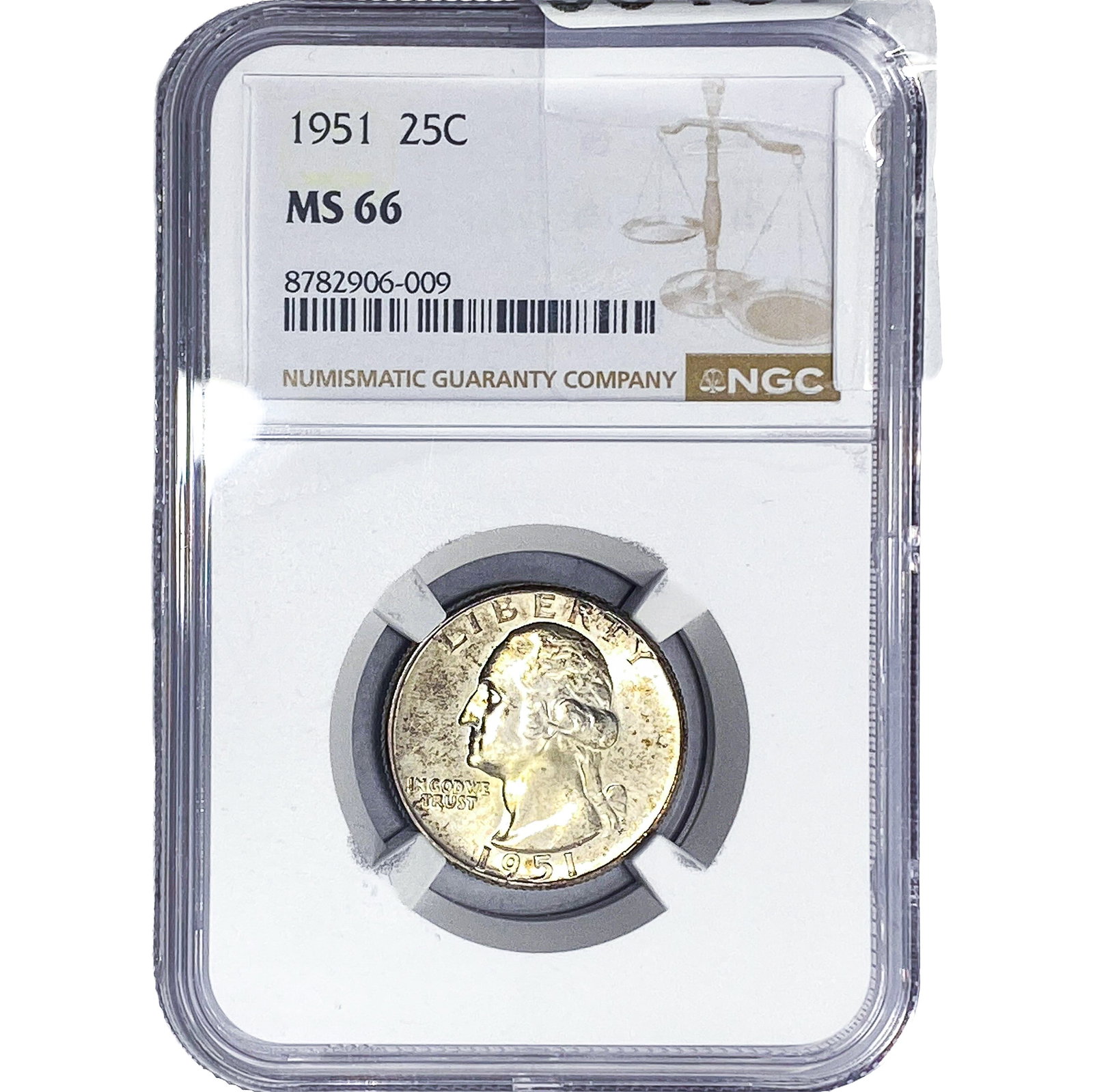 1951 Washington Silver Quarter NGC MS66 (1 of 2)