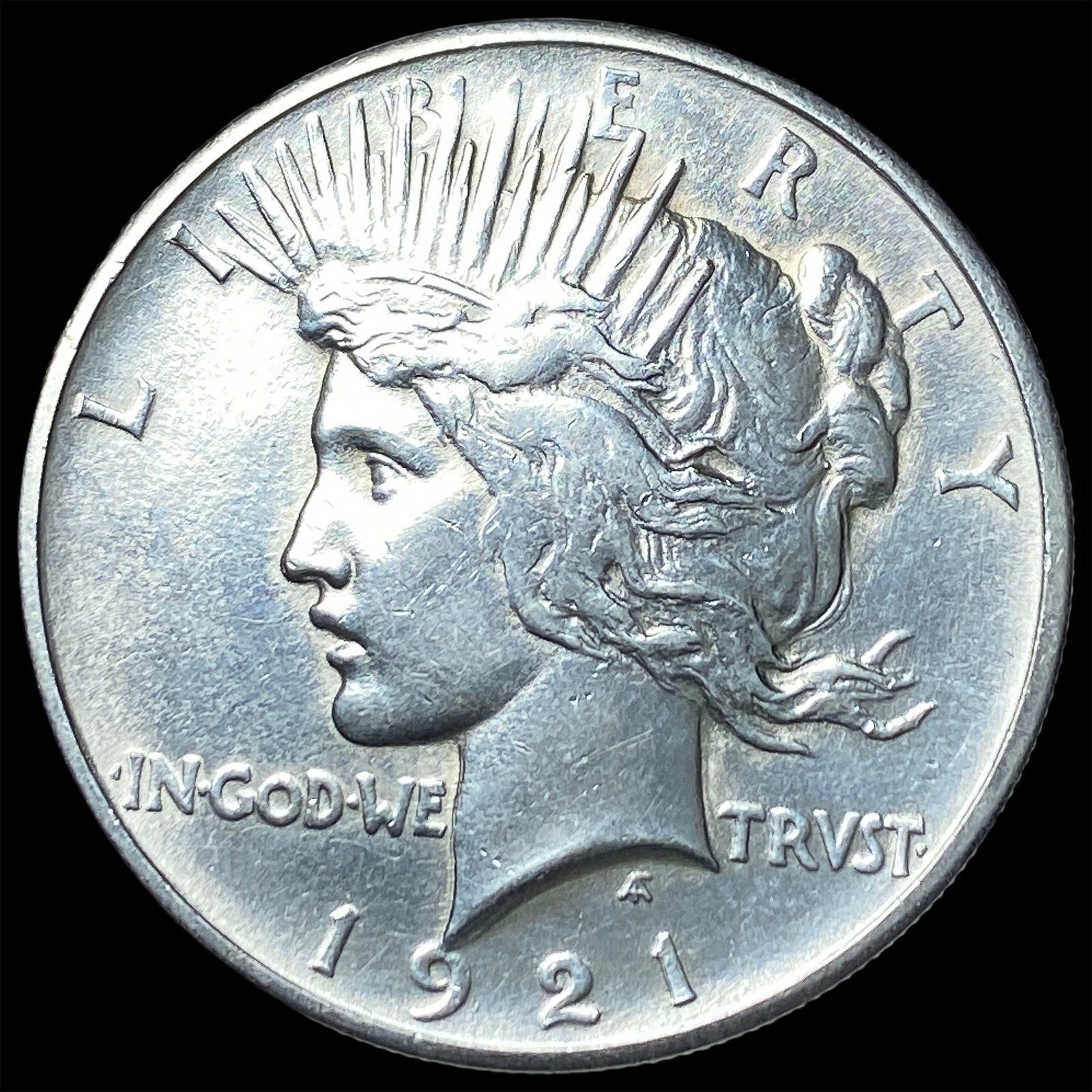 1921 Silver Peace Dollar CLOSELY UNCIRCULATED: 1921 Silver Peace Dollar CLOSELY UNCIRCULATED