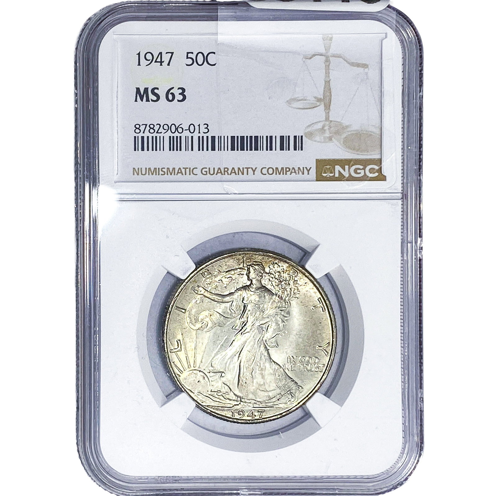 1947 Walking Liberty Half Dollar NGC MS63 (1 of 2)